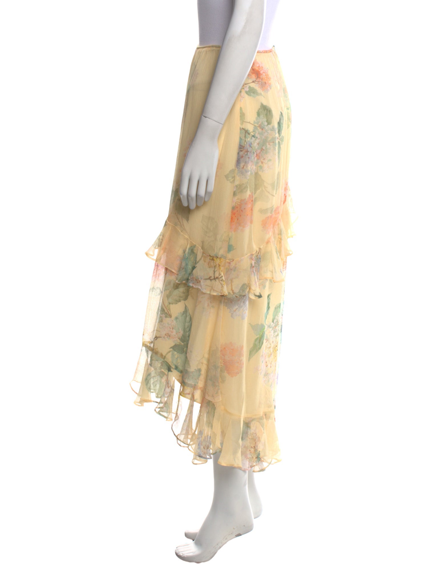 Zimmermann Silk Midi Length Skirt