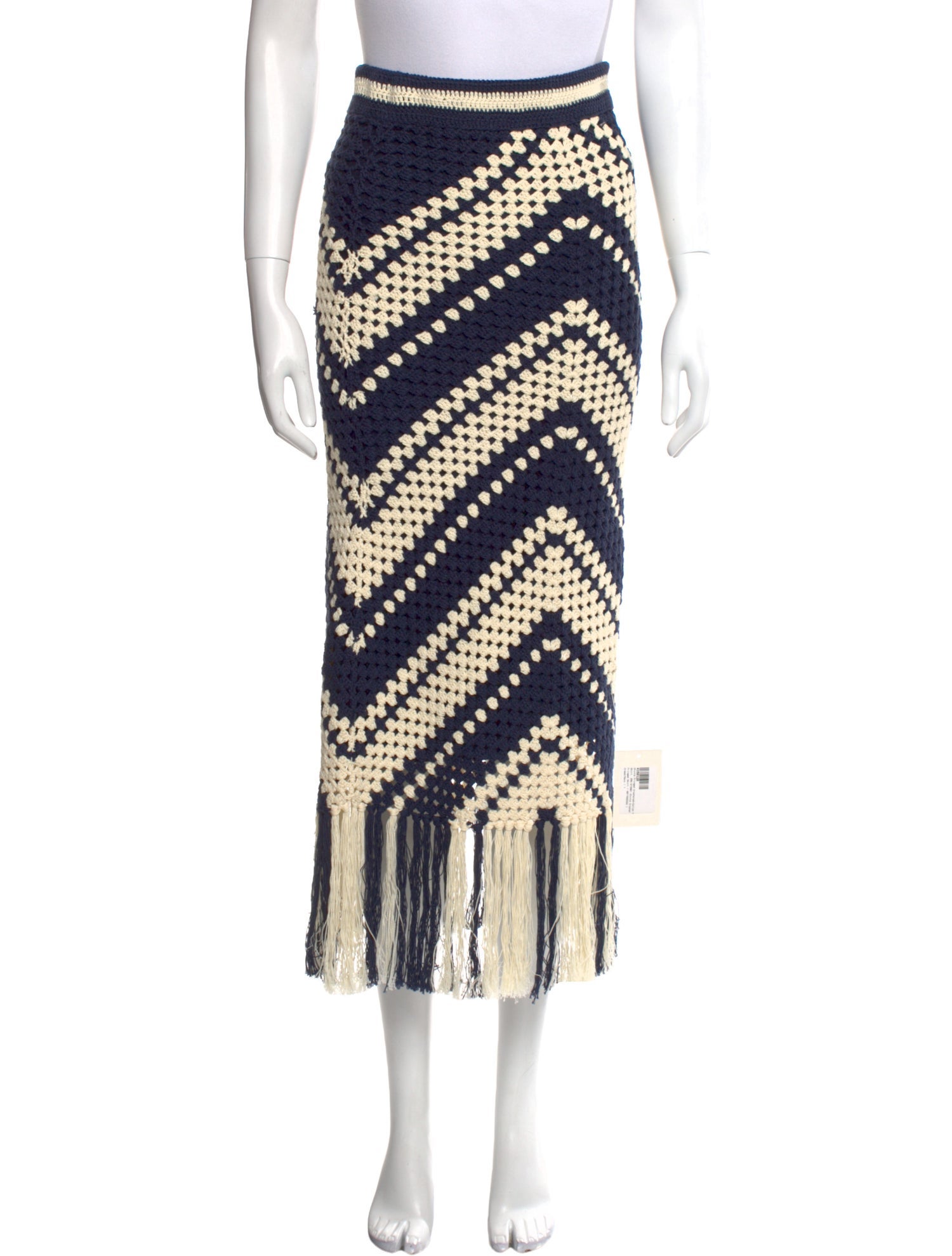 Zimmermann Printed Midi Length Skirt w/ Tags