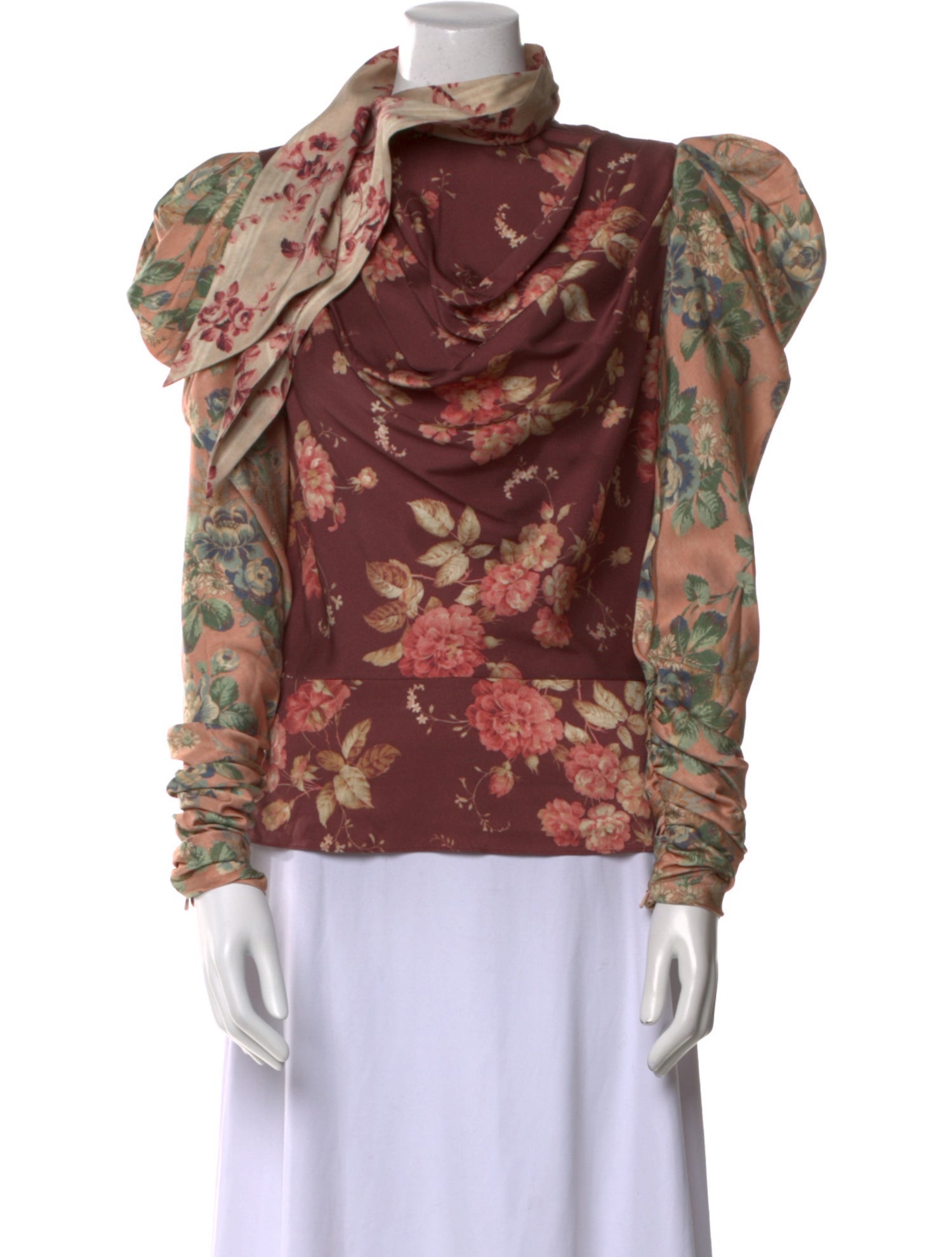 Zimmermann Silk Floral Print Blouse