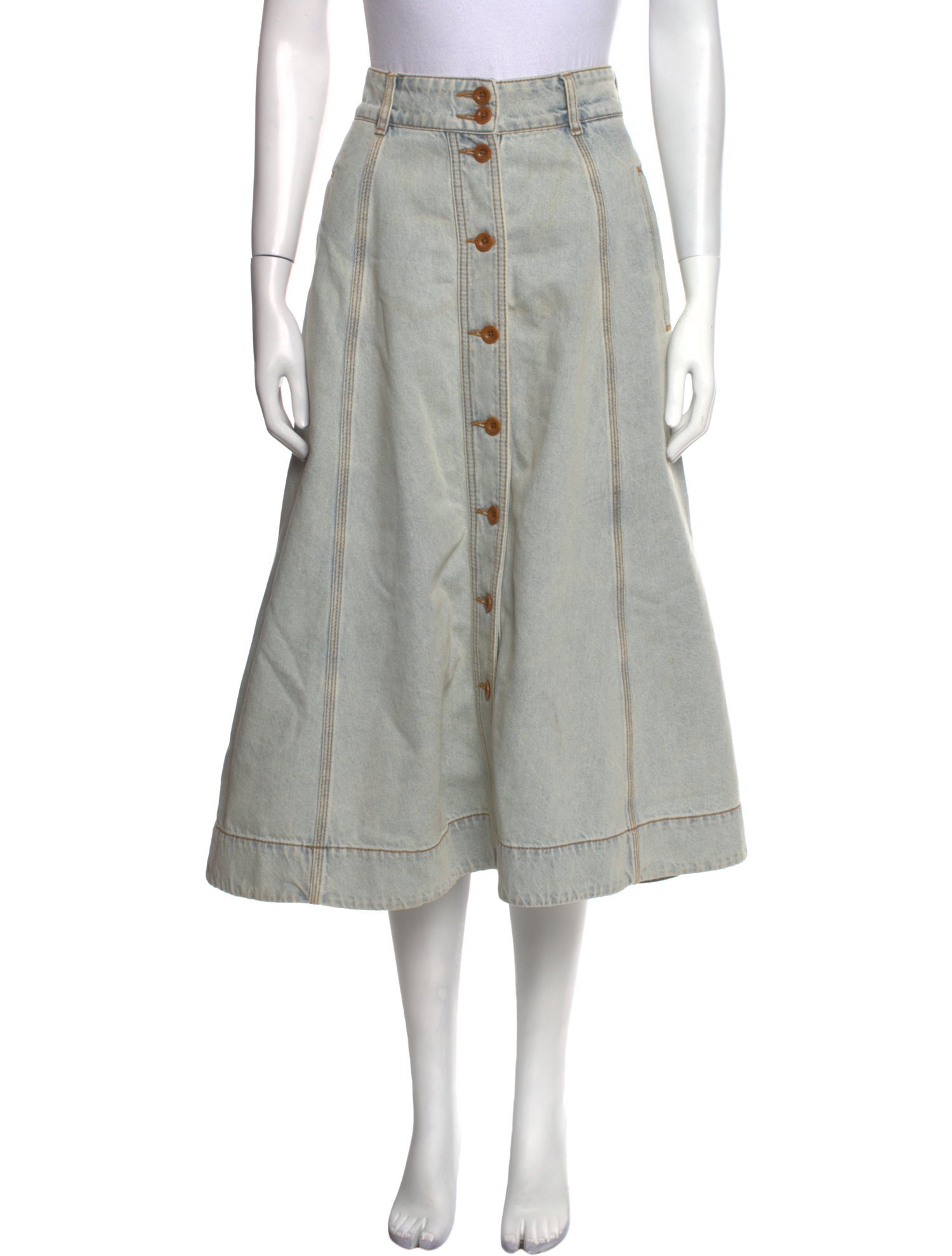 Zimmermann Midi Length Skirt