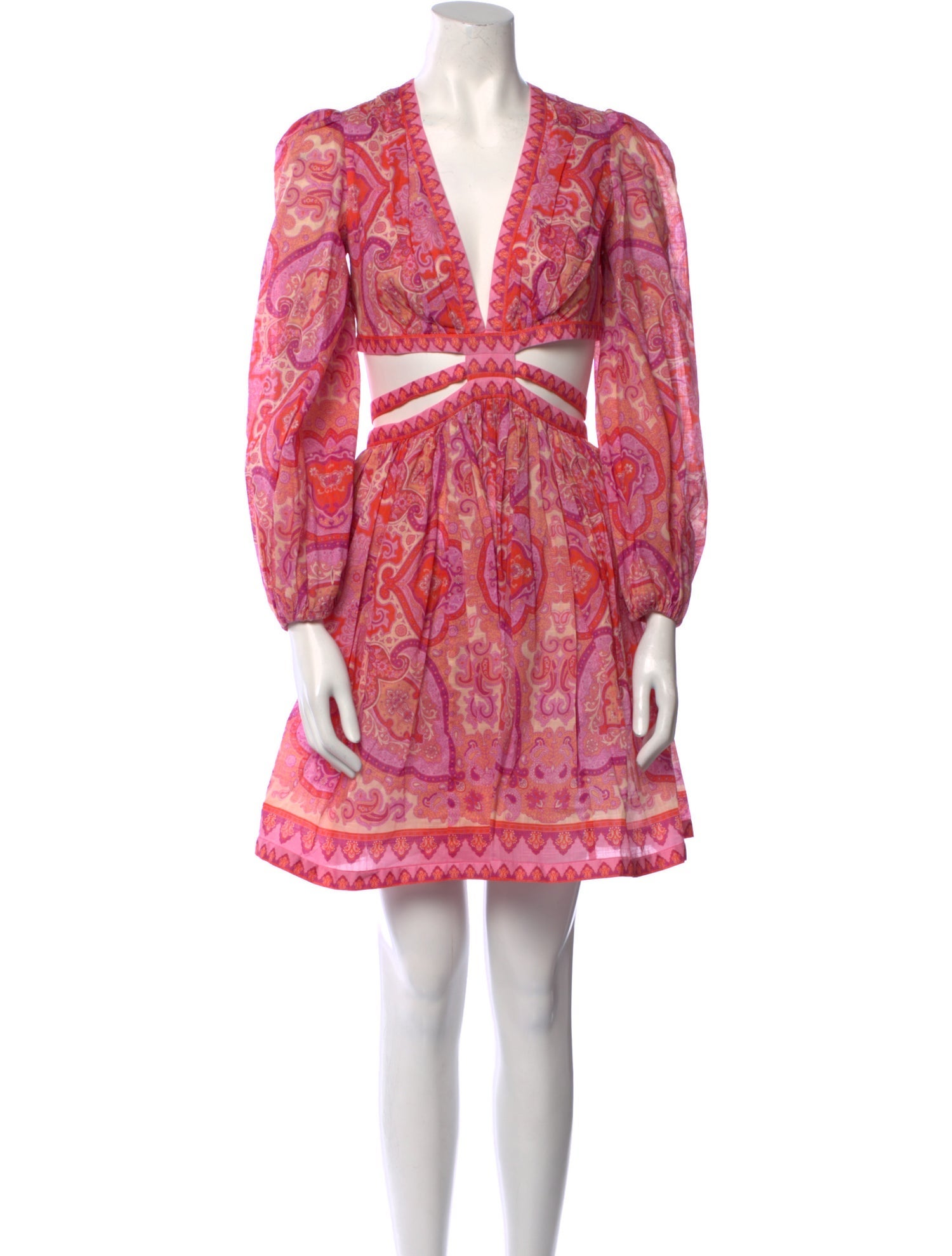 Zimmermann Paisley Print Knee-Length Dress