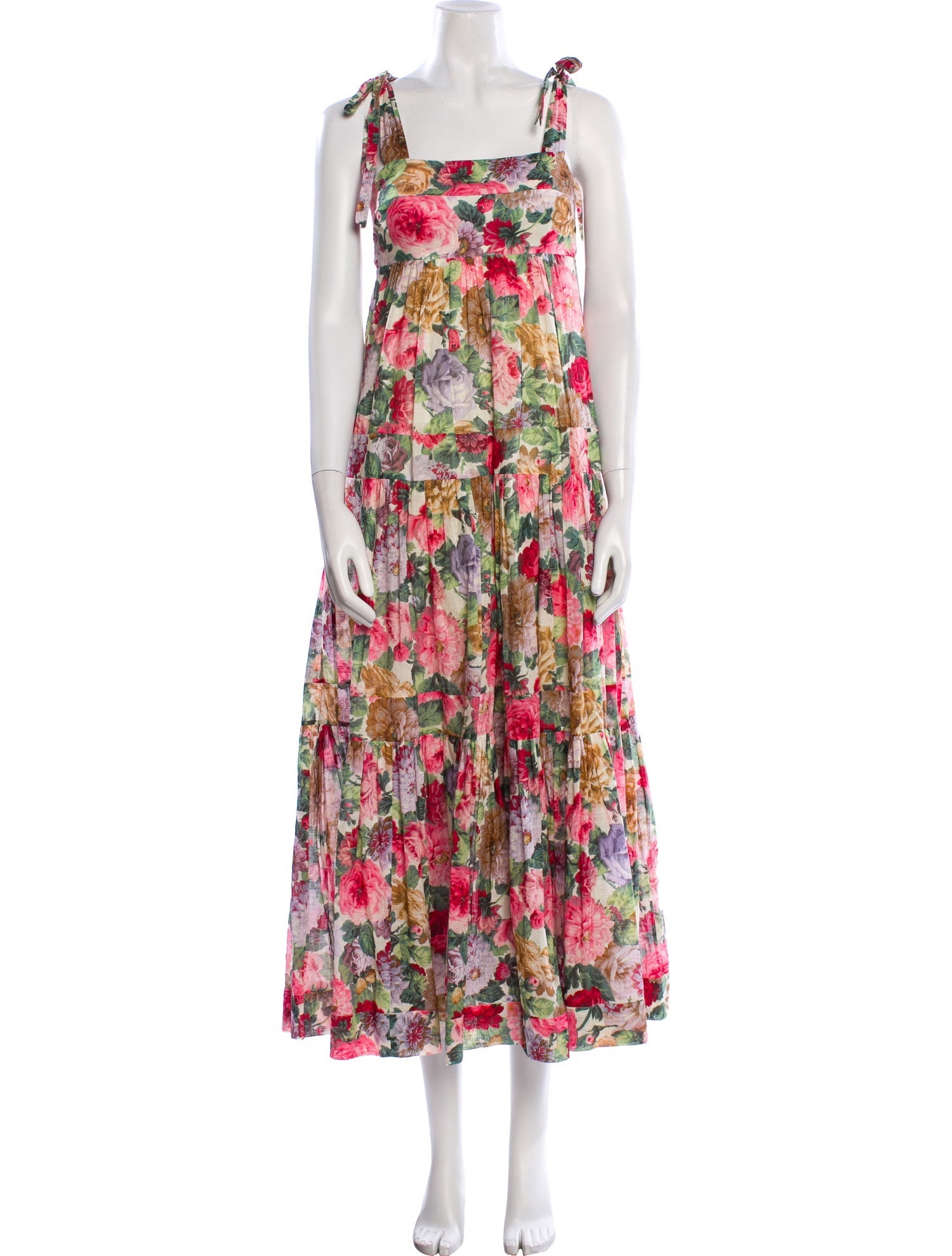 Zimmermann Floral Print Long Dress