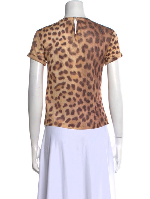 Zimmermann Linen Animal Print T-Shirt