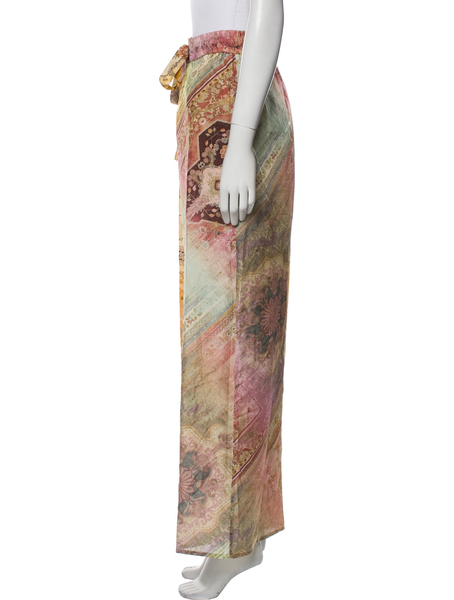 Zimmermann Silk Printed Sweatpants