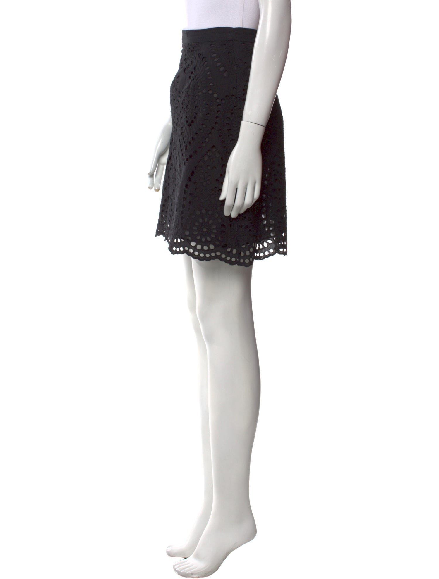 Zimmermann Lace Pattern Mini Skirt