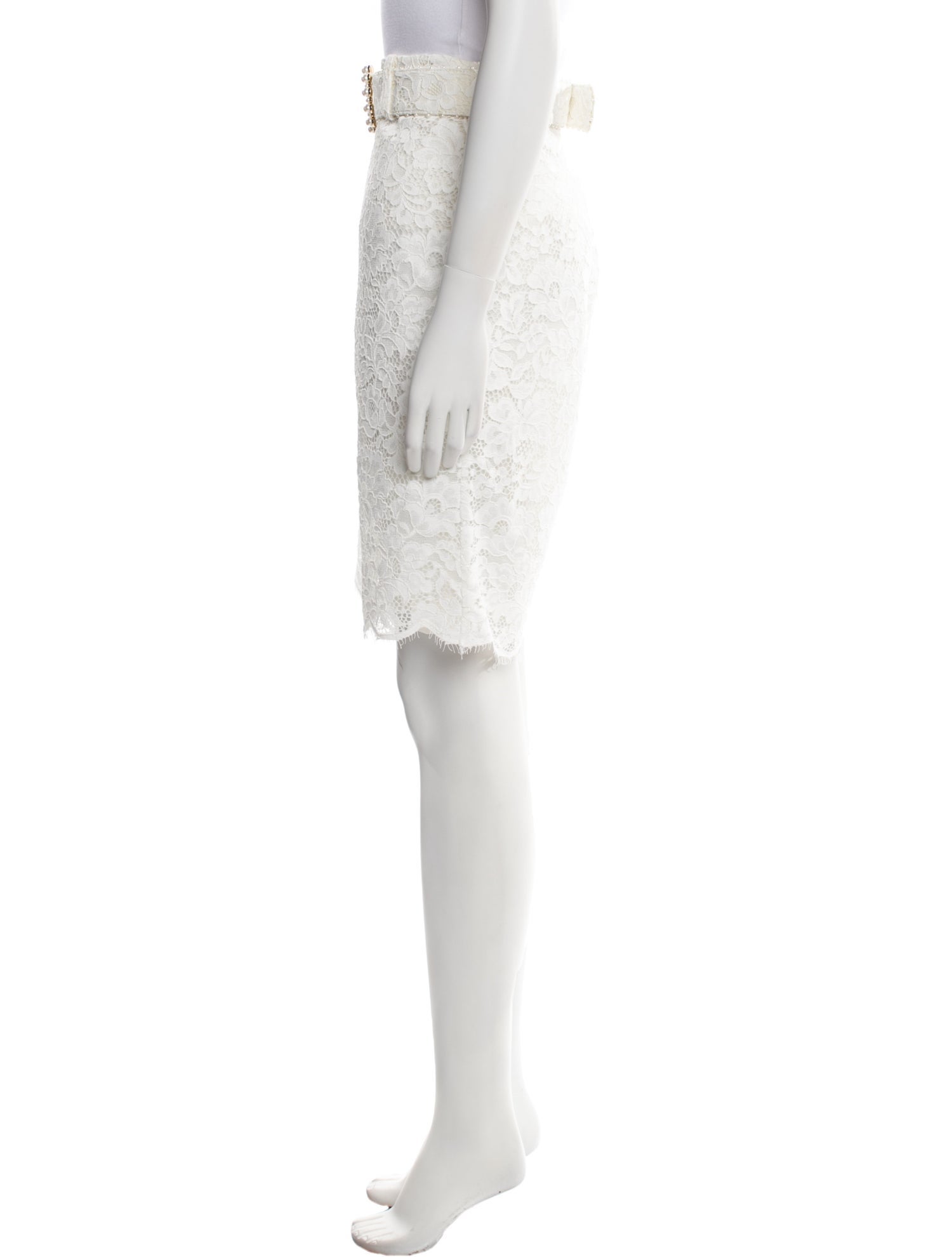 Zimmermann Lace Pattern Knee-Length Shorts