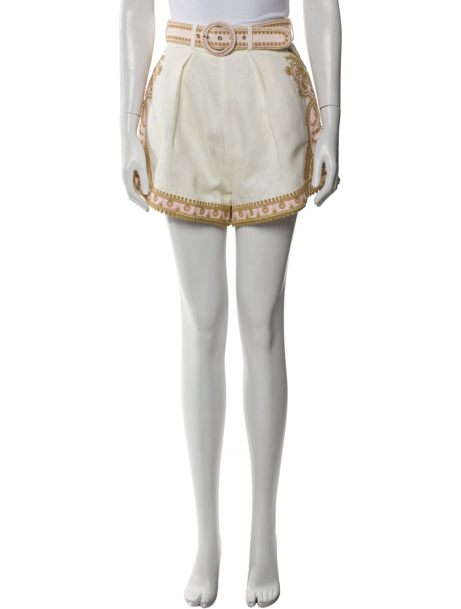 Zimmermann Linen Mini Shorts w/ Tags