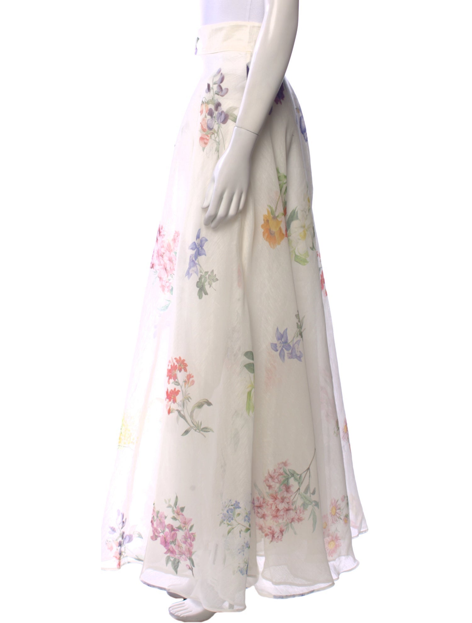 Zimmermann Linen Long Skirt