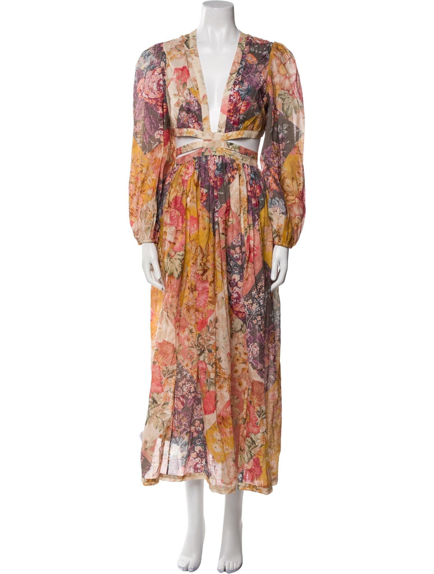 Zimmermann Paisley Print Long Dress w/ Tags