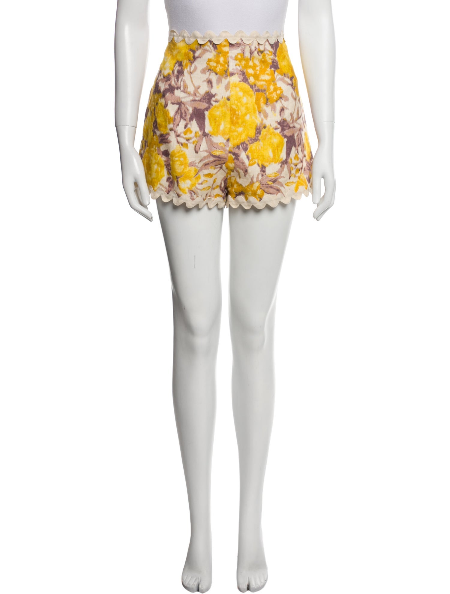 Zimmermann Linen Mini Shorts