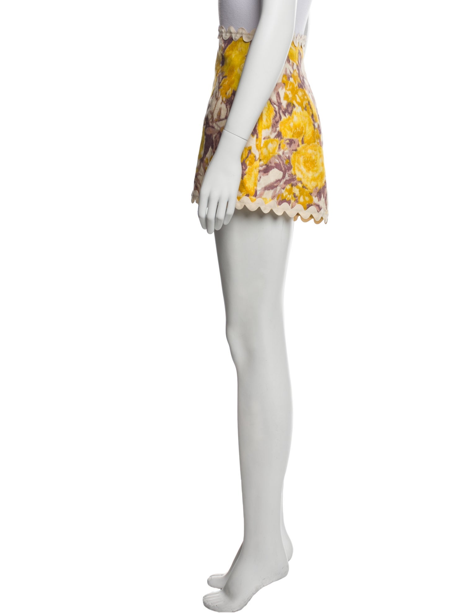 Zimmermann Linen Mini Shorts