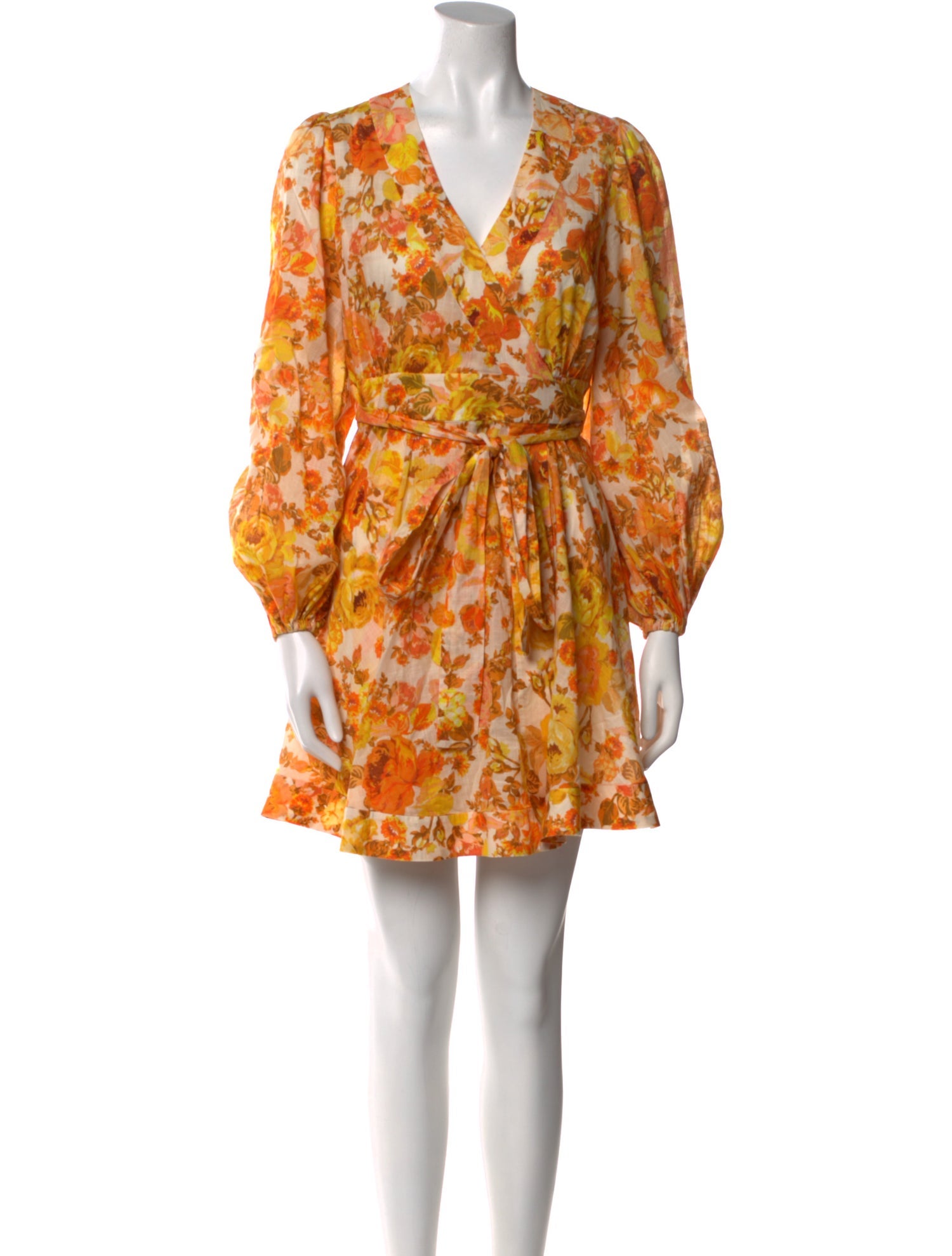 Zimmermann Floral Print Mini Dress