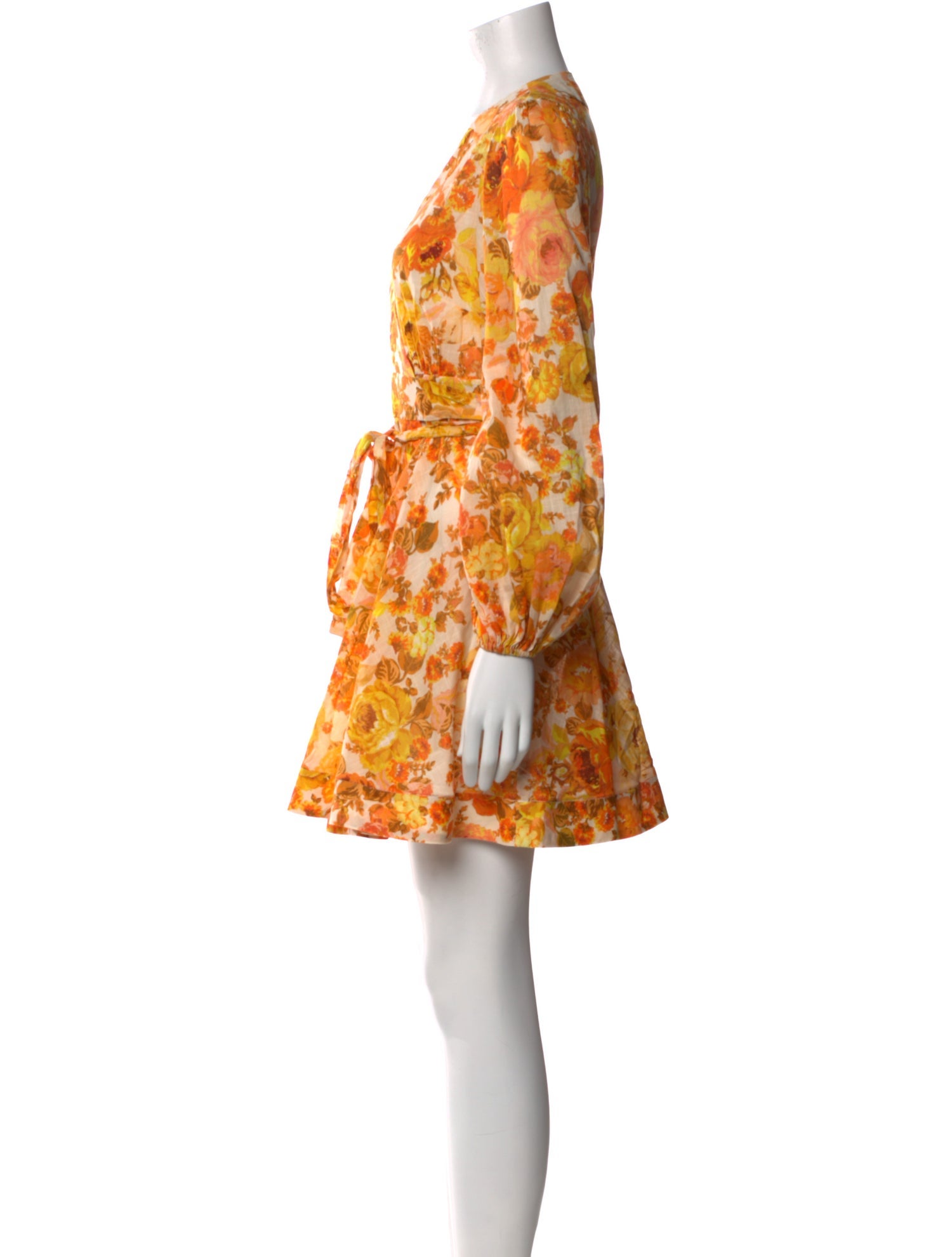 Zimmermann Floral Print Mini Dress