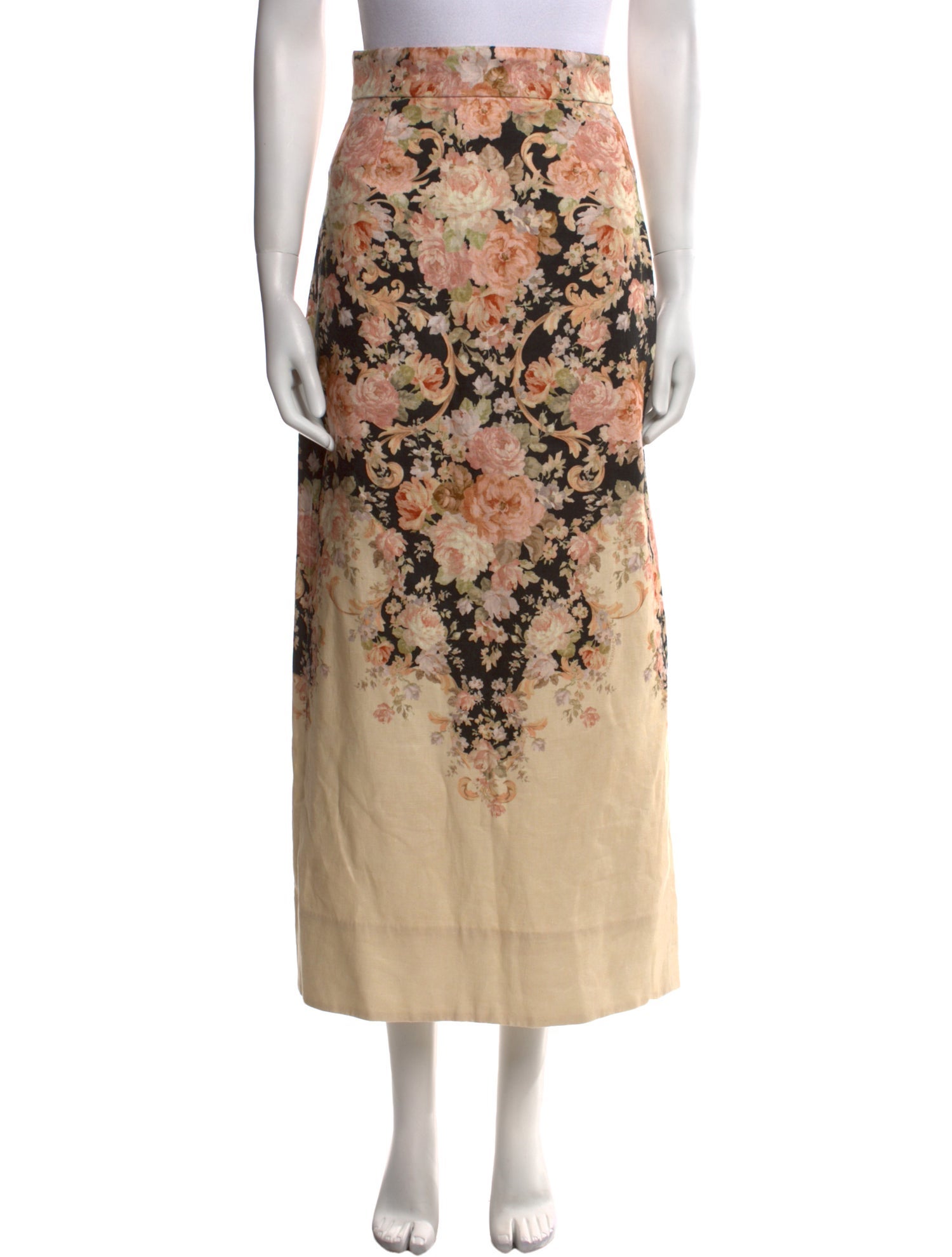 Zimmermann Linen Midi Length Skirt w/ Tags