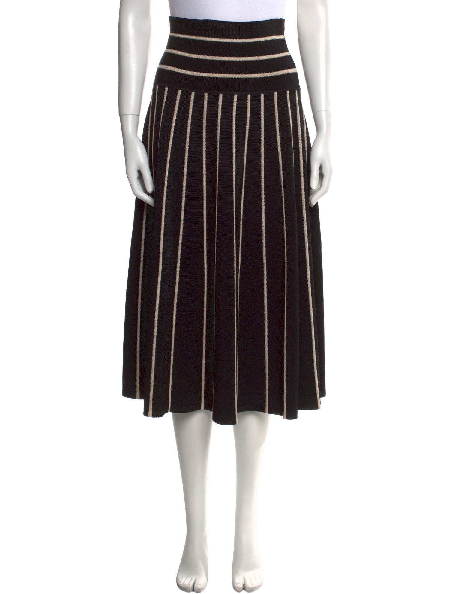 Zimmermann Striped Midi Length Skirt