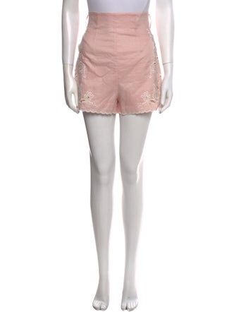 Zimmermann Linen Mini Shorts