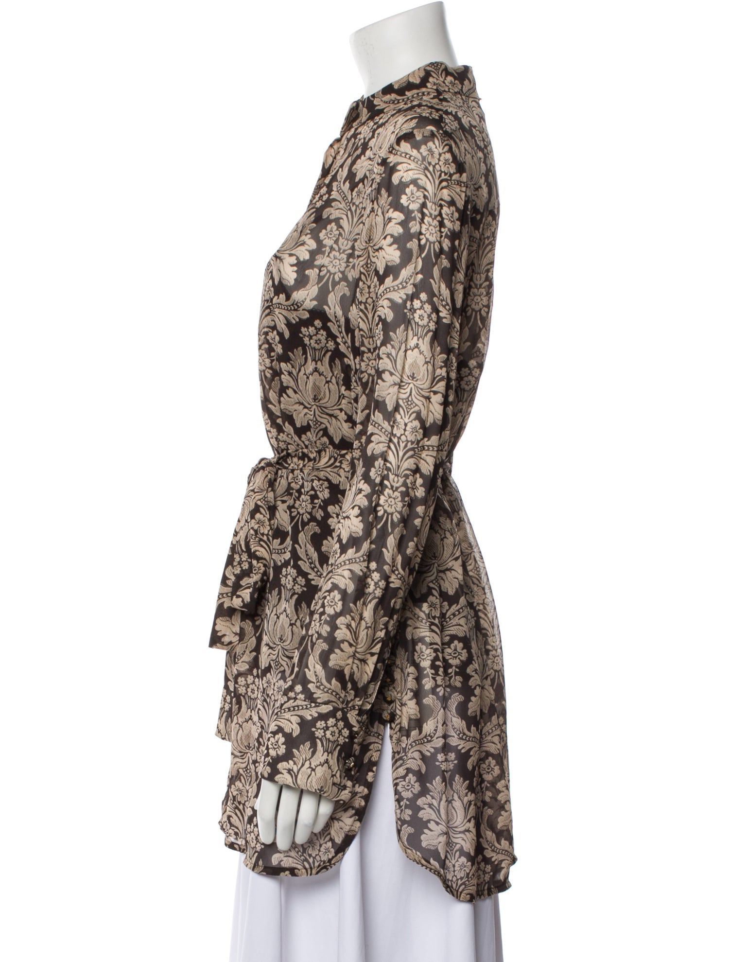 Zimmermann Patterned Mock Neck Tunic