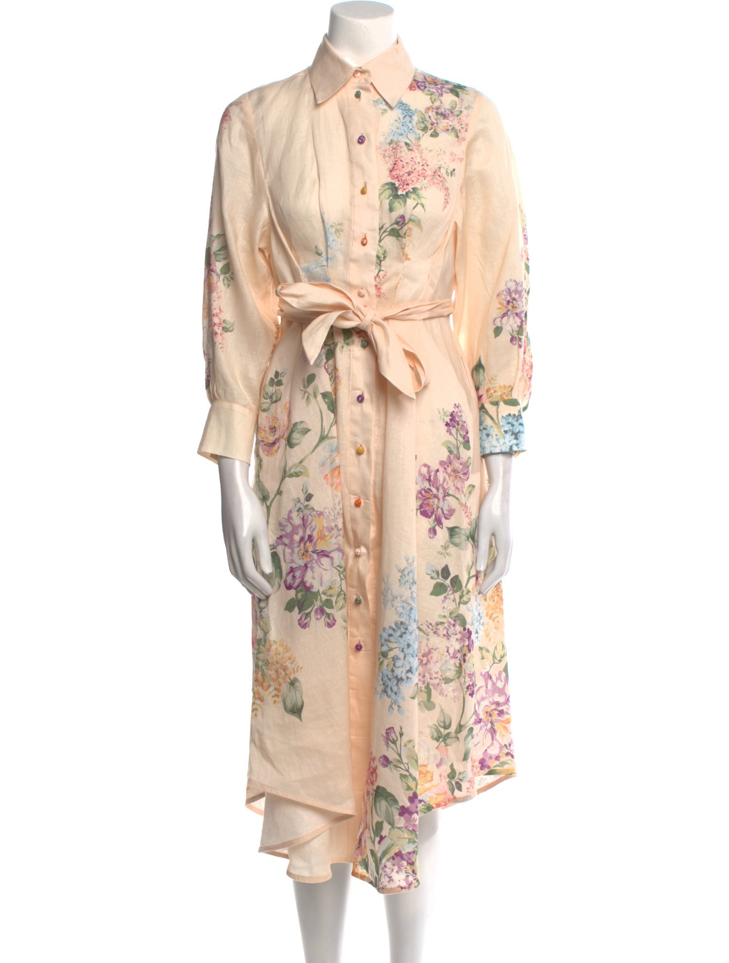 Zimmermann Linen Midi Length Dress