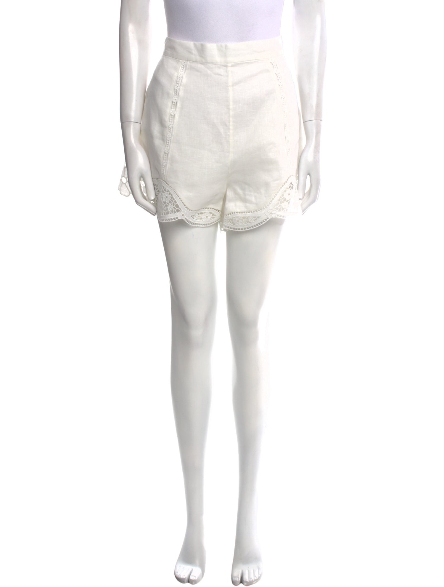 Zimmermann Linen Mini Shorts