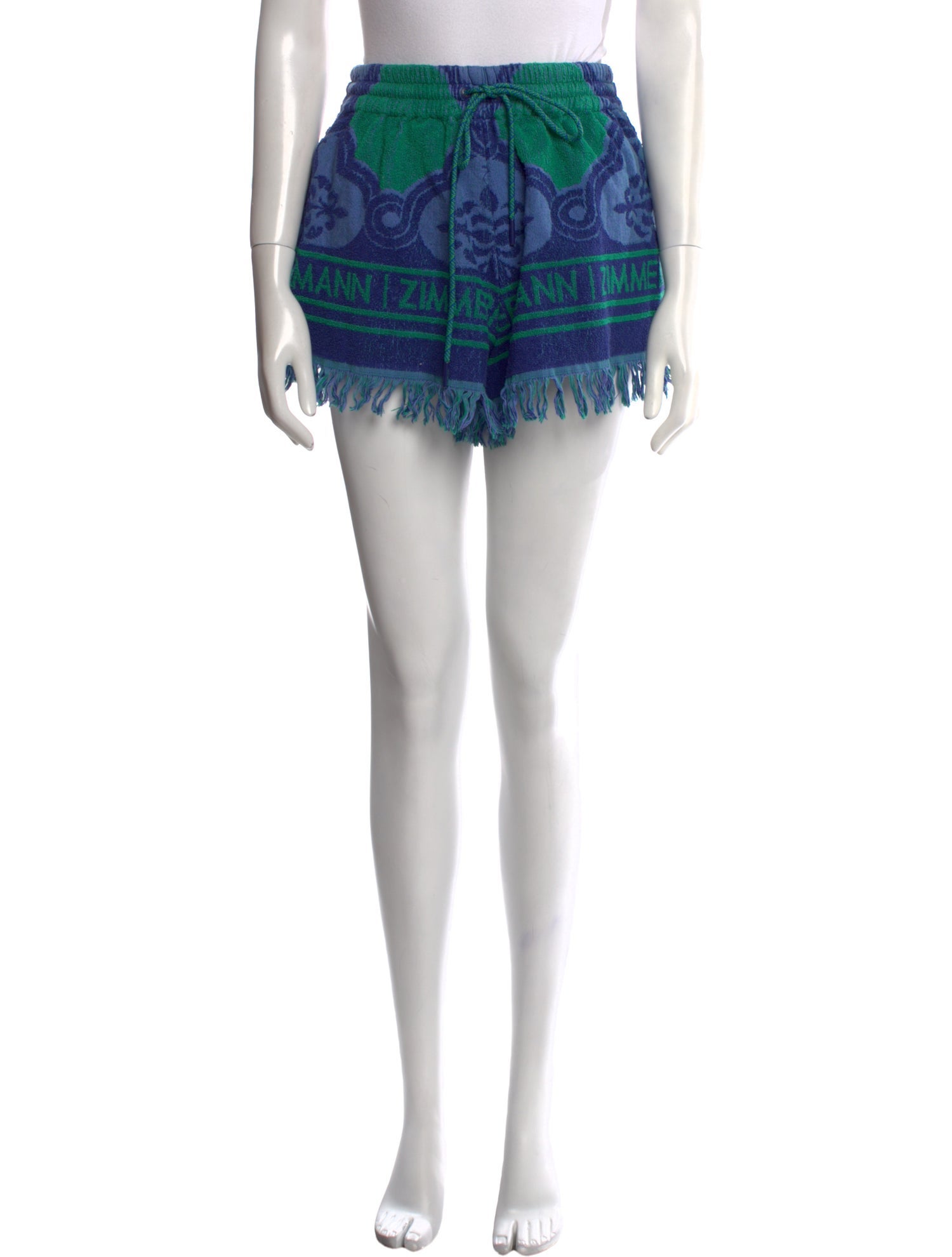 Zimmermann Printed Mini Shorts
