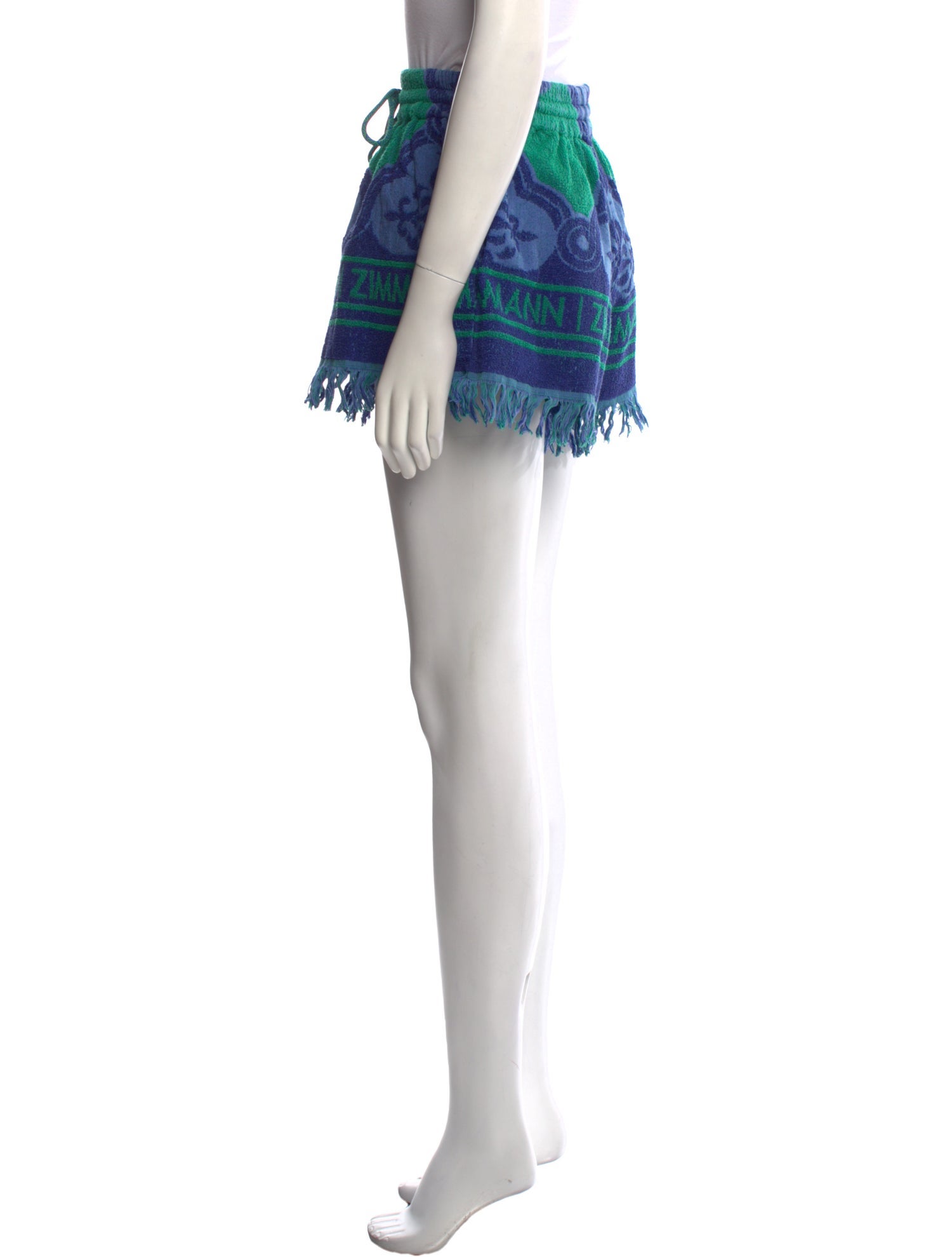 Zimmermann Printed Mini Shorts