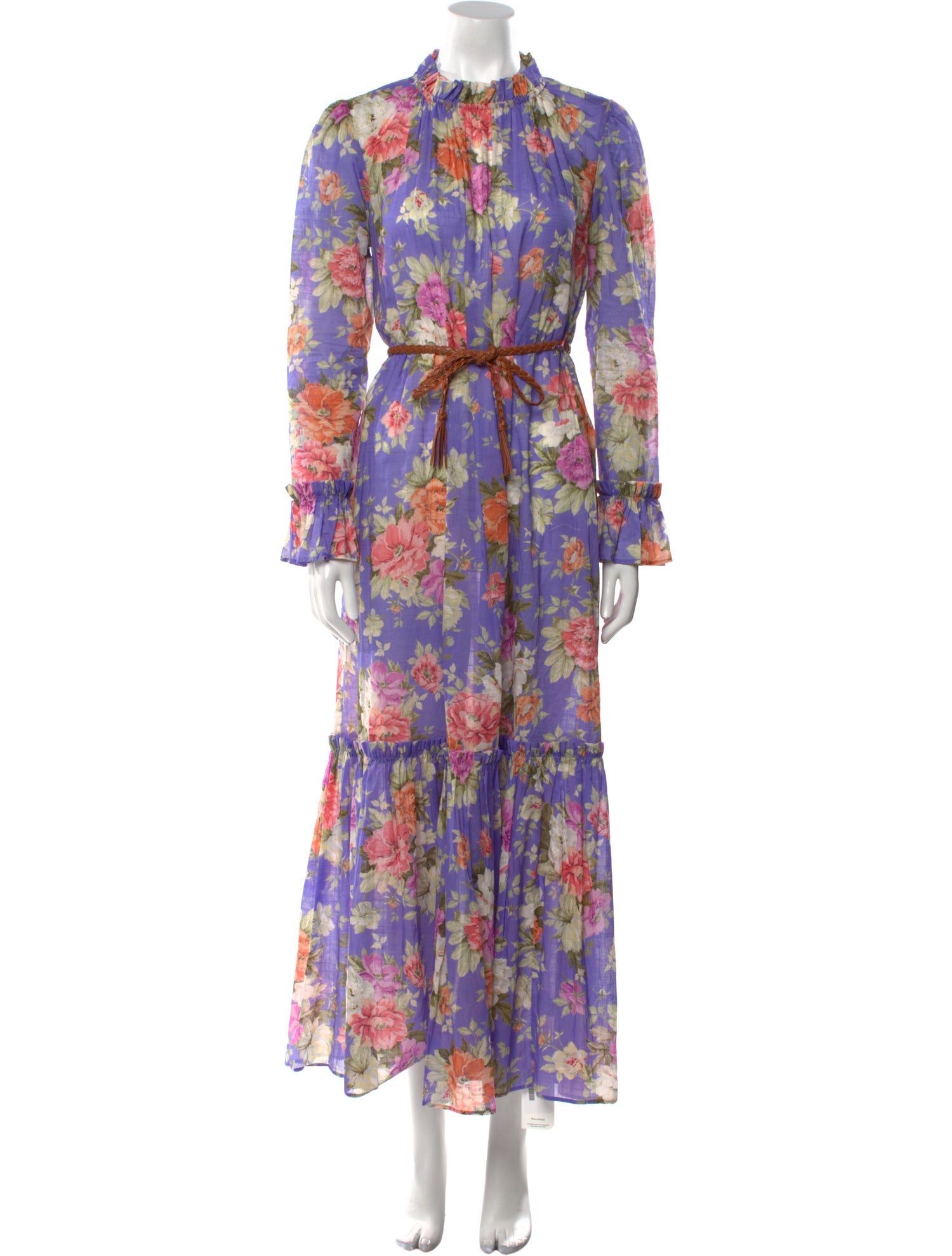 Zimmermann Floral Print Long Dress