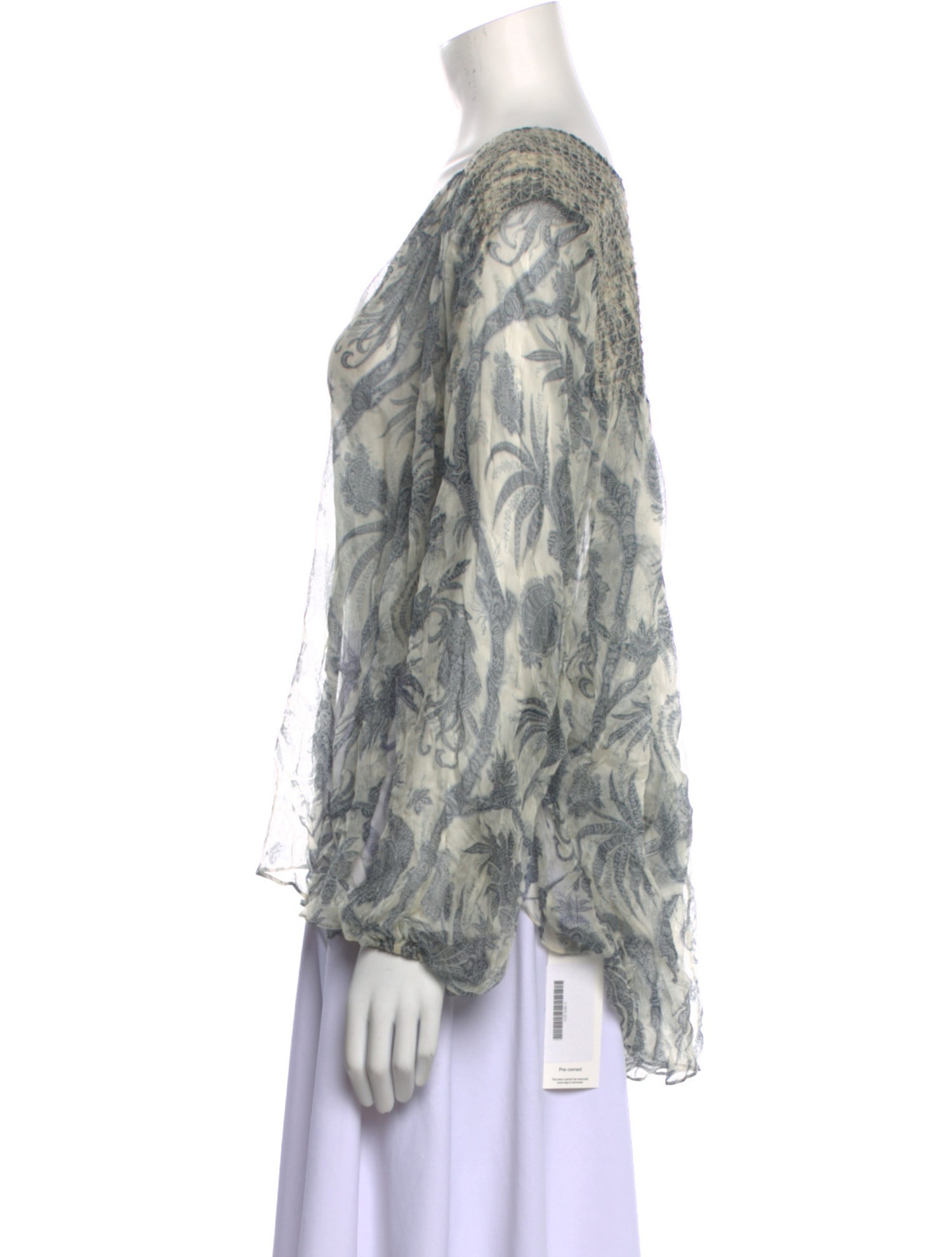 Zimmermann Silk Printed Blouse