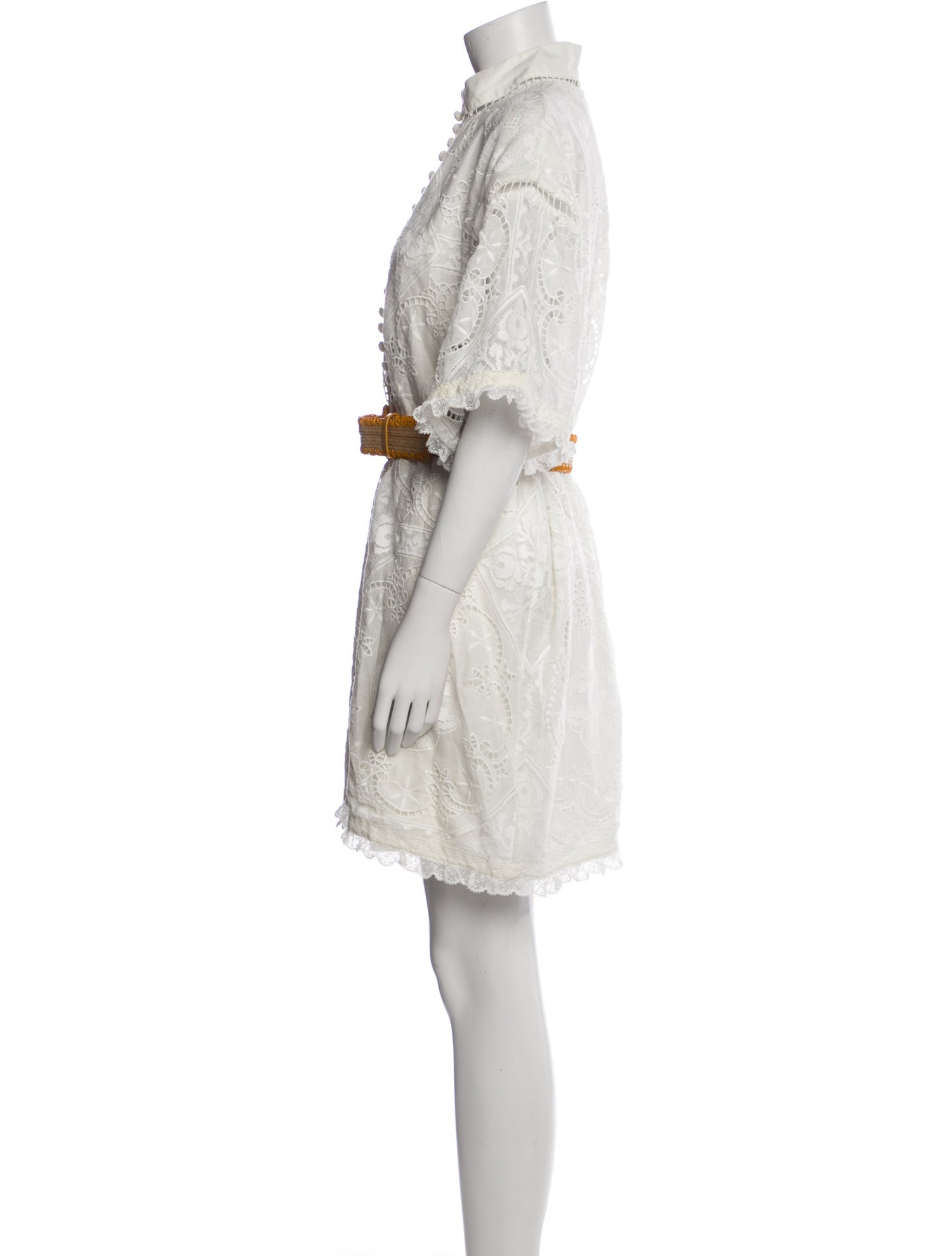 Zimmermann Mock Neck Mini Dress