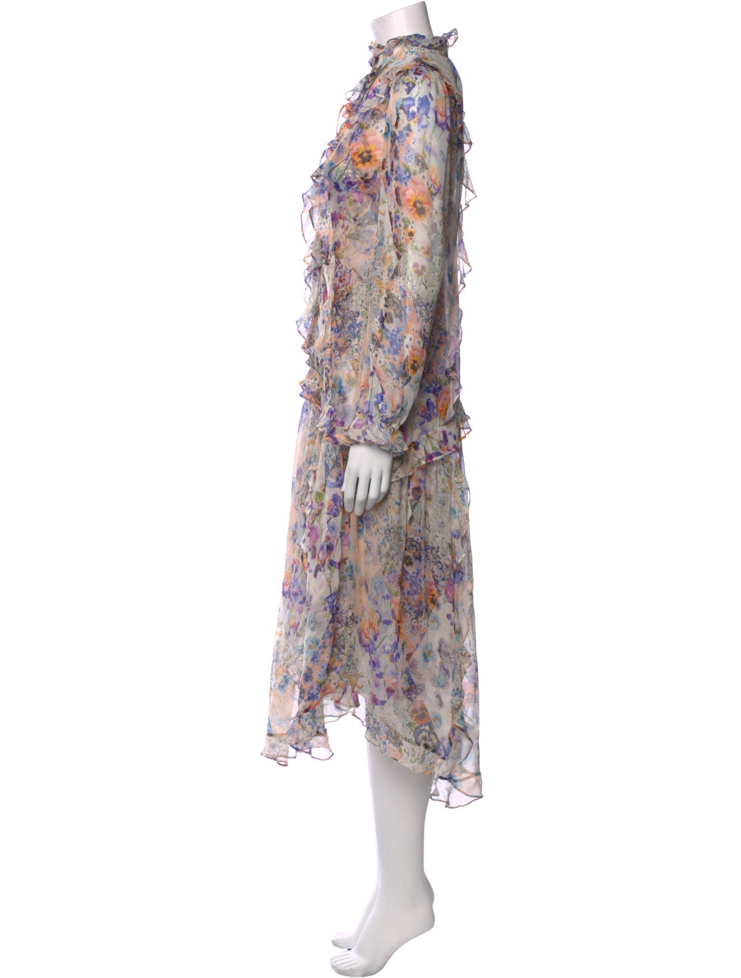 Zimmermann Floral Print Long Dress