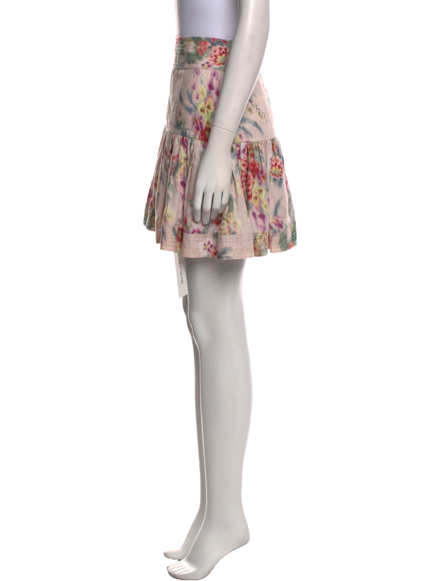 Zimmermann Linen Mini Skirt