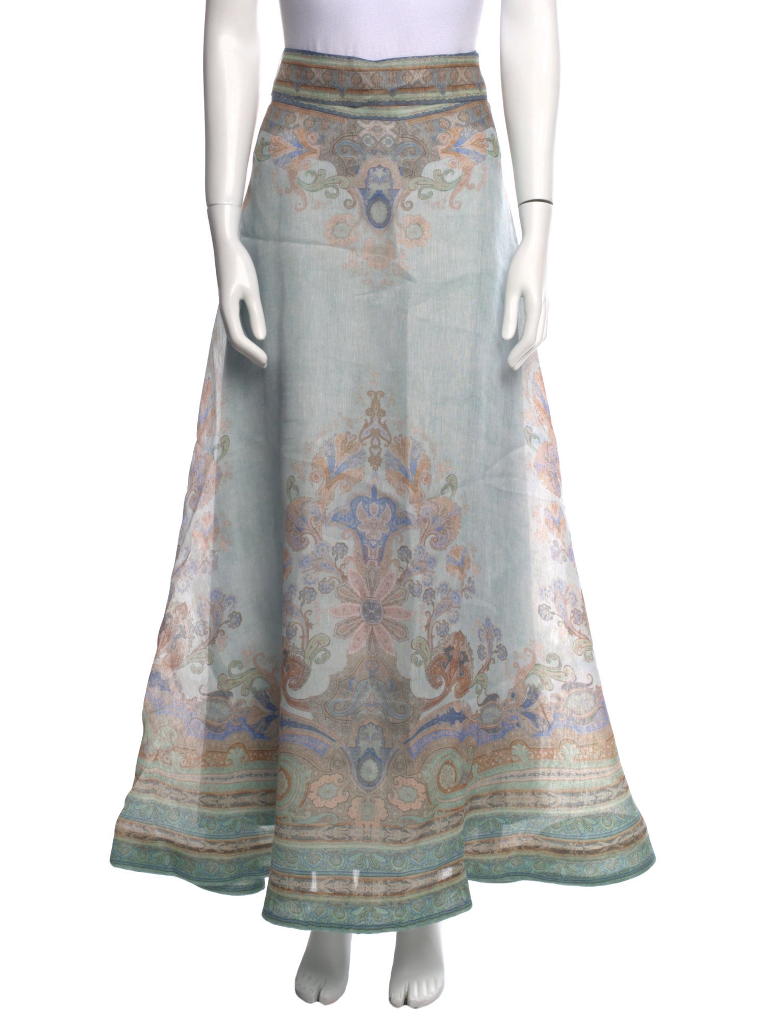 Zimmermann Linen Long Skirt