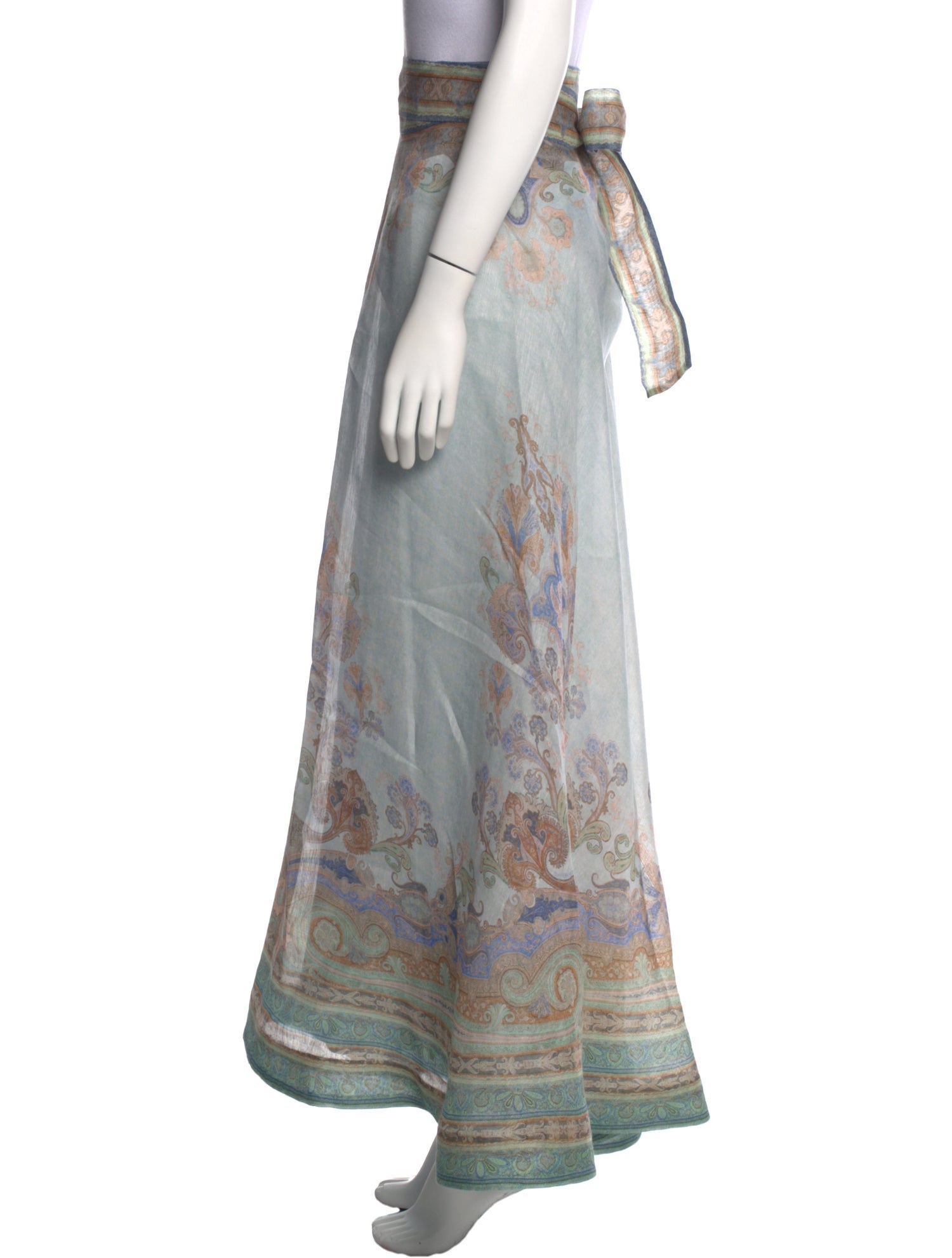 Zimmermann Linen Long Skirt