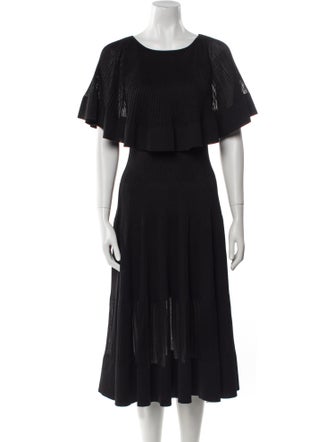 Zimmermann Scoop Neck Midi Length Dress