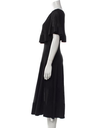 Zimmermann Scoop Neck Midi Length Dress