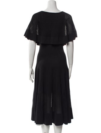 Zimmermann Scoop Neck Midi Length Dress