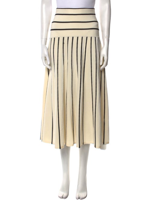 Zimmermann Striped Midi Length Skirt