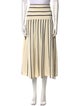 Zimmermann Striped Midi Length Skirt