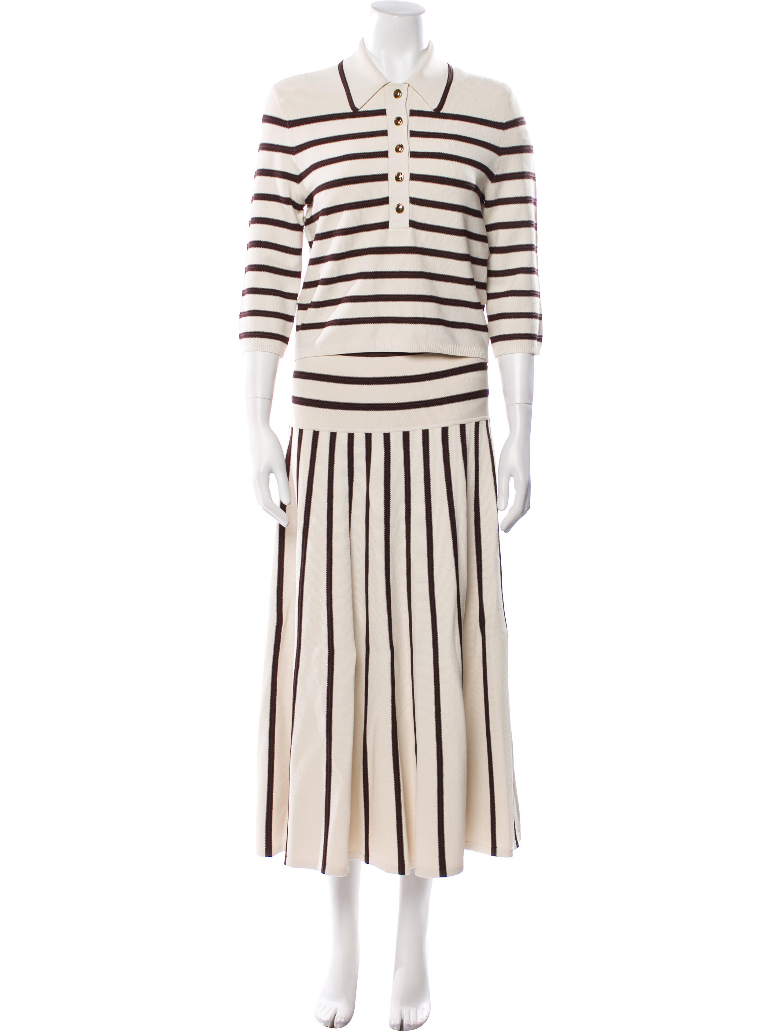 Zimmermann Striped Skirt Set