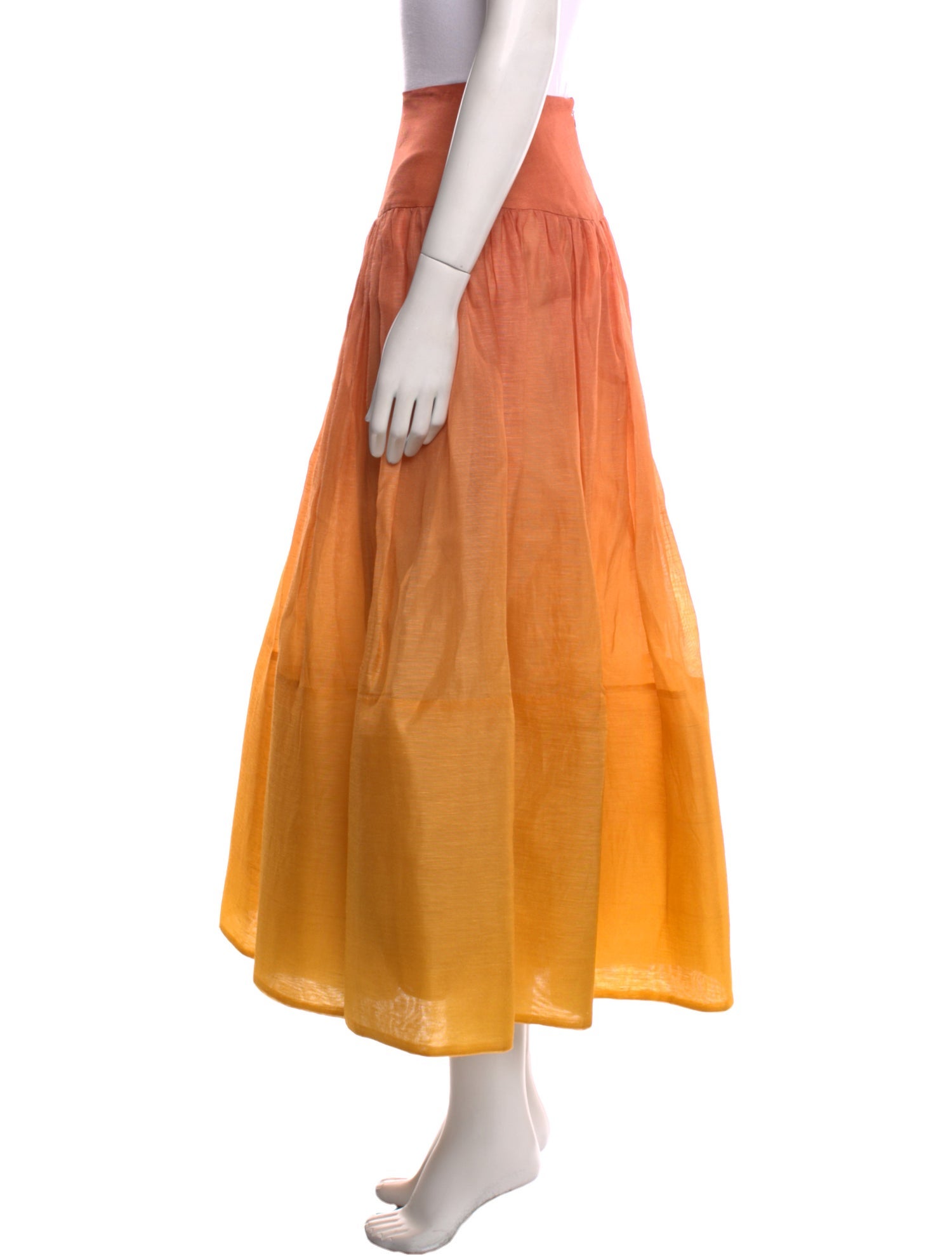 Zimmermann Silk Midi Length Skirt