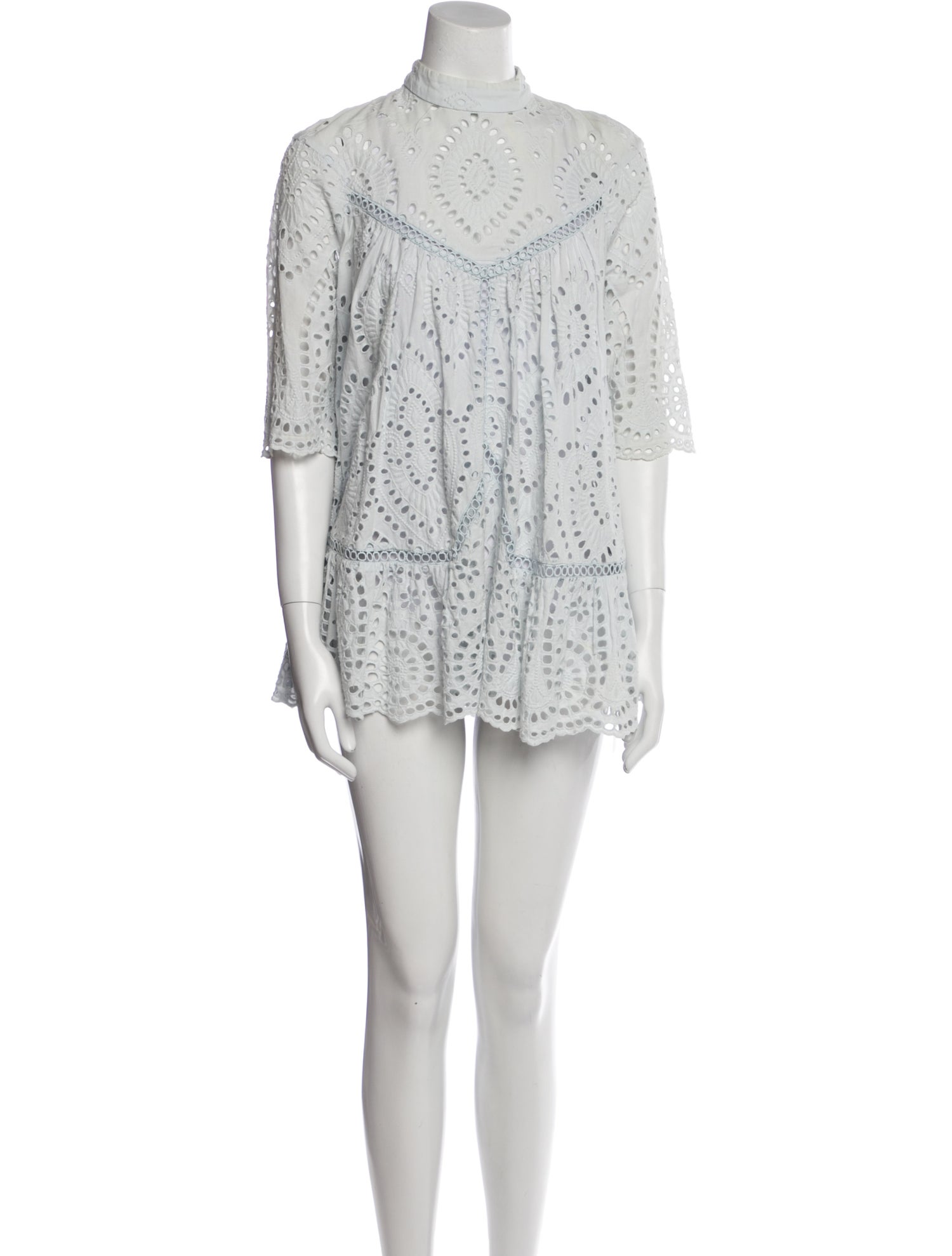 Zimmermann Lace Pattern Mini Dress