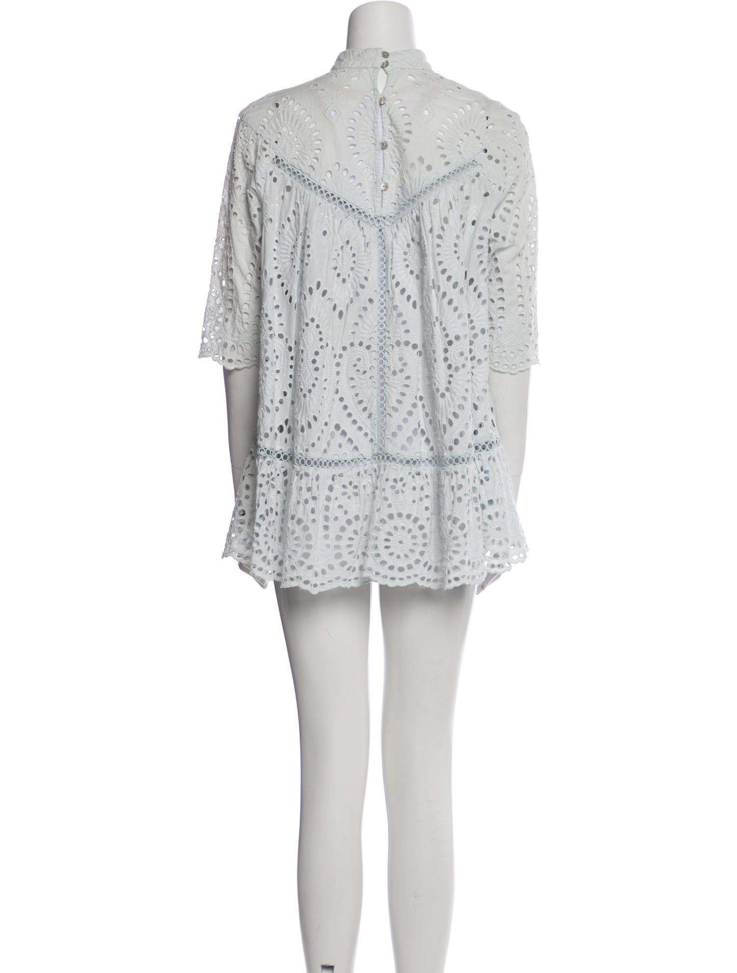 Zimmermann Lace Pattern Mini Dress