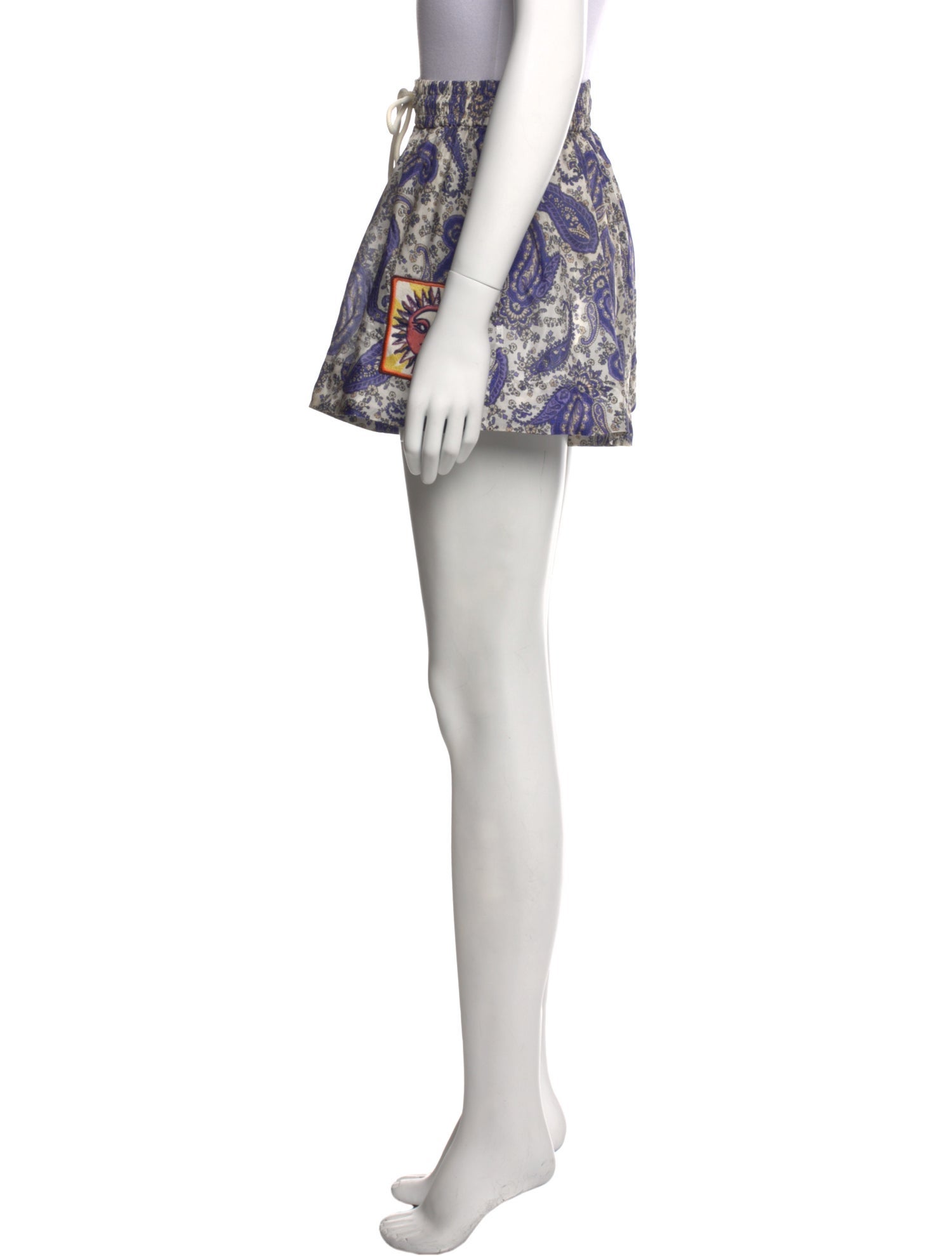 Zimmermann Silk Mini Shorts