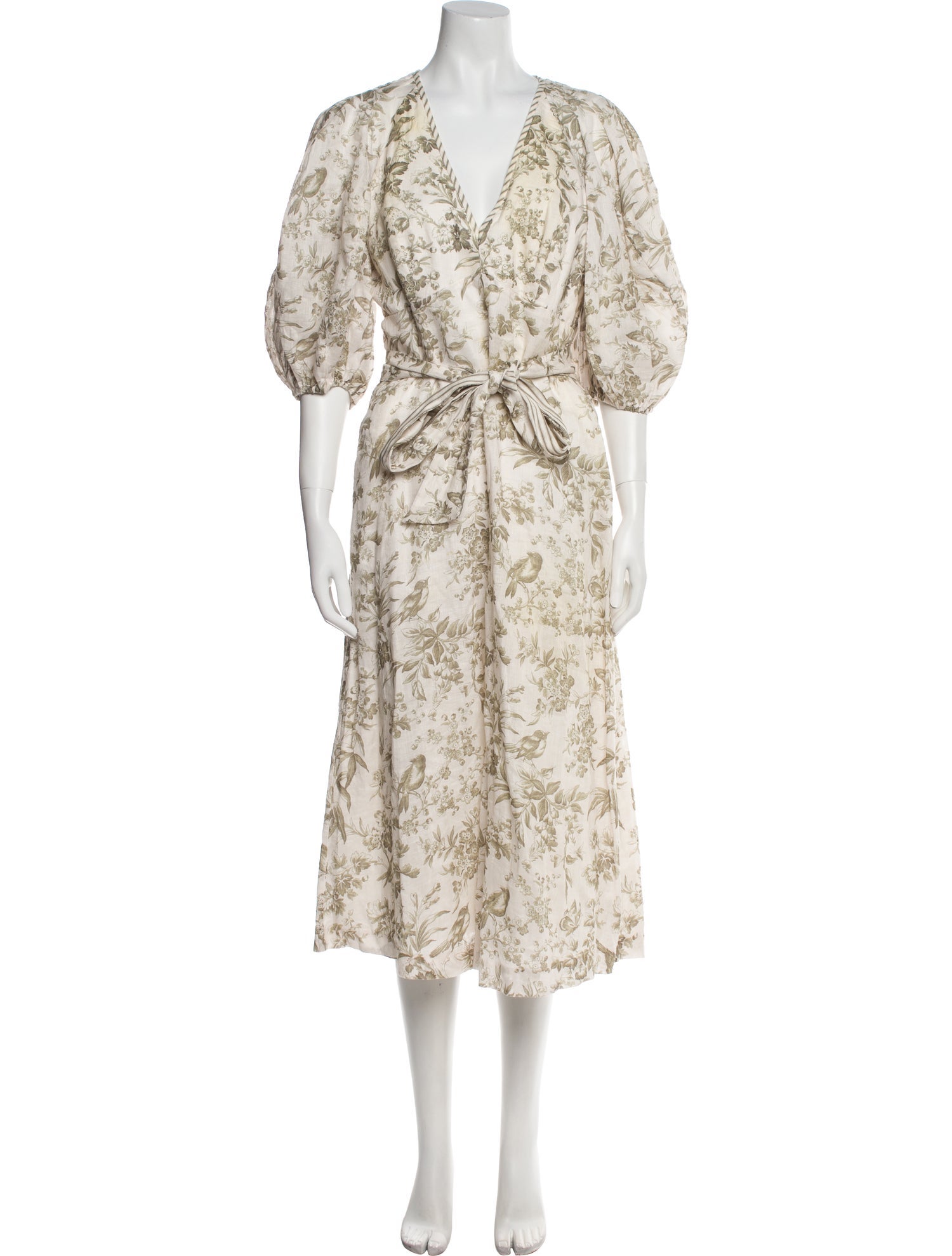 Zimmermann Linen Midi Length Dress