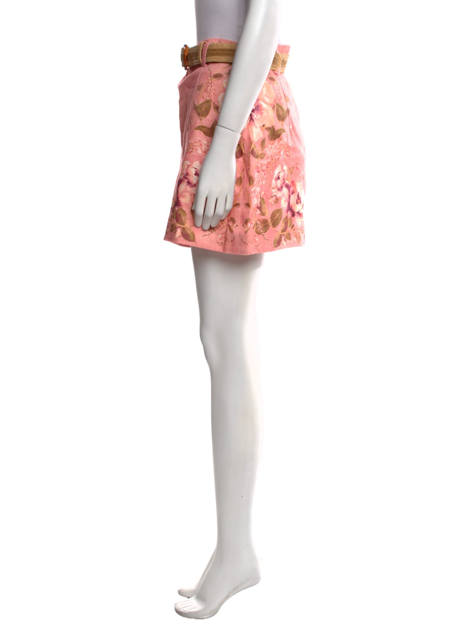 Zimmermann Linen Mini Shorts