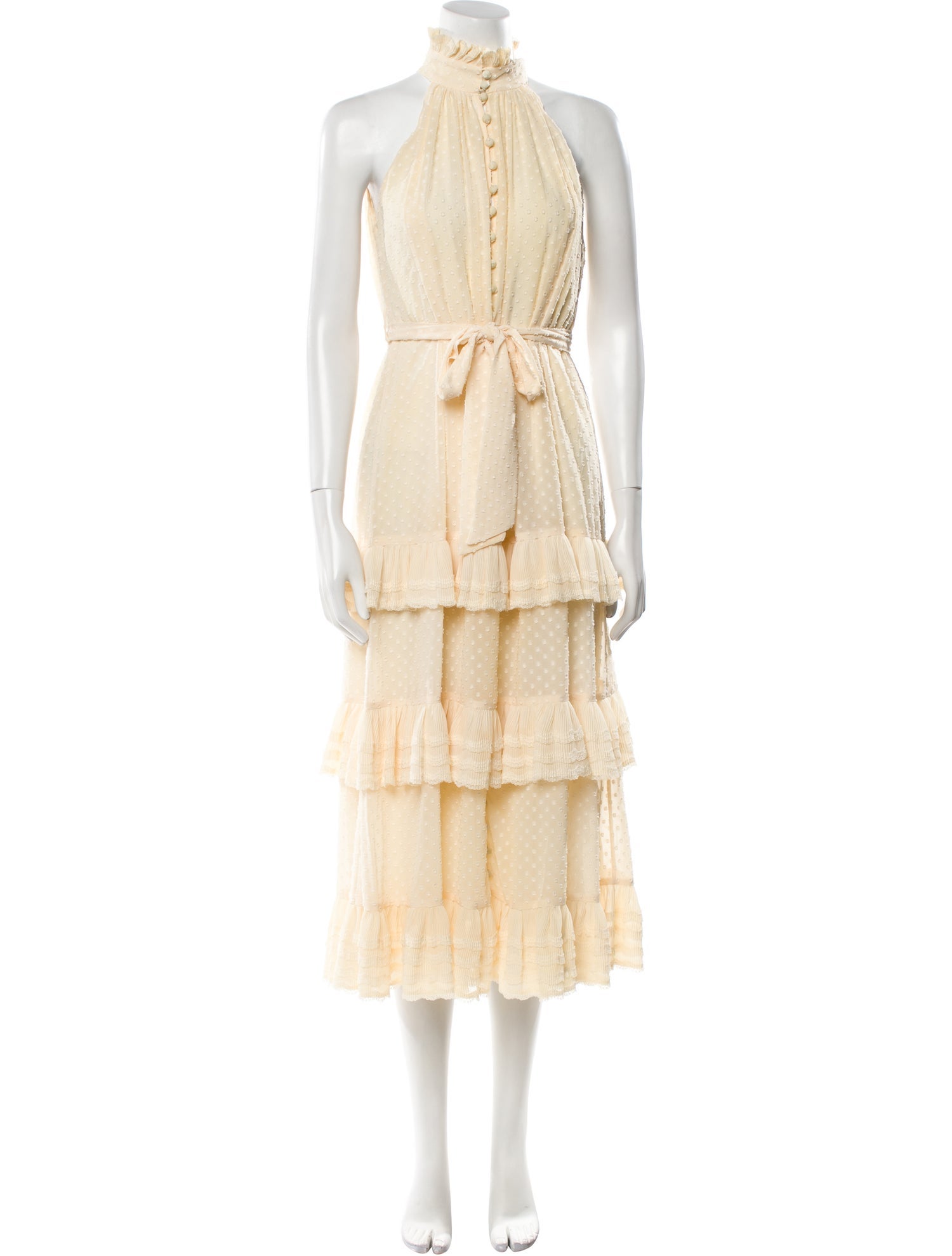 Zimmermann Halterneck Midi Length Dress