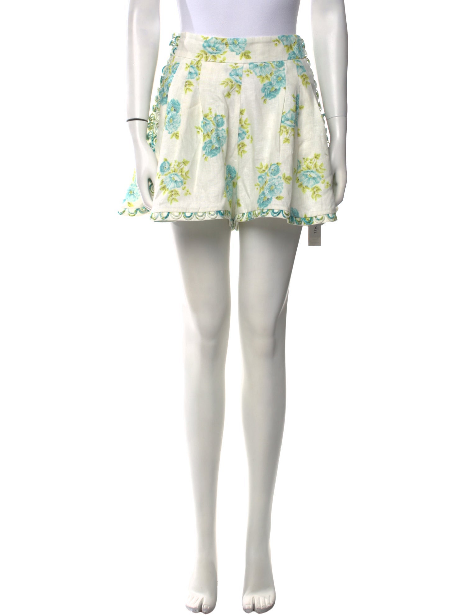 Zimmermann Linen Mini Shorts