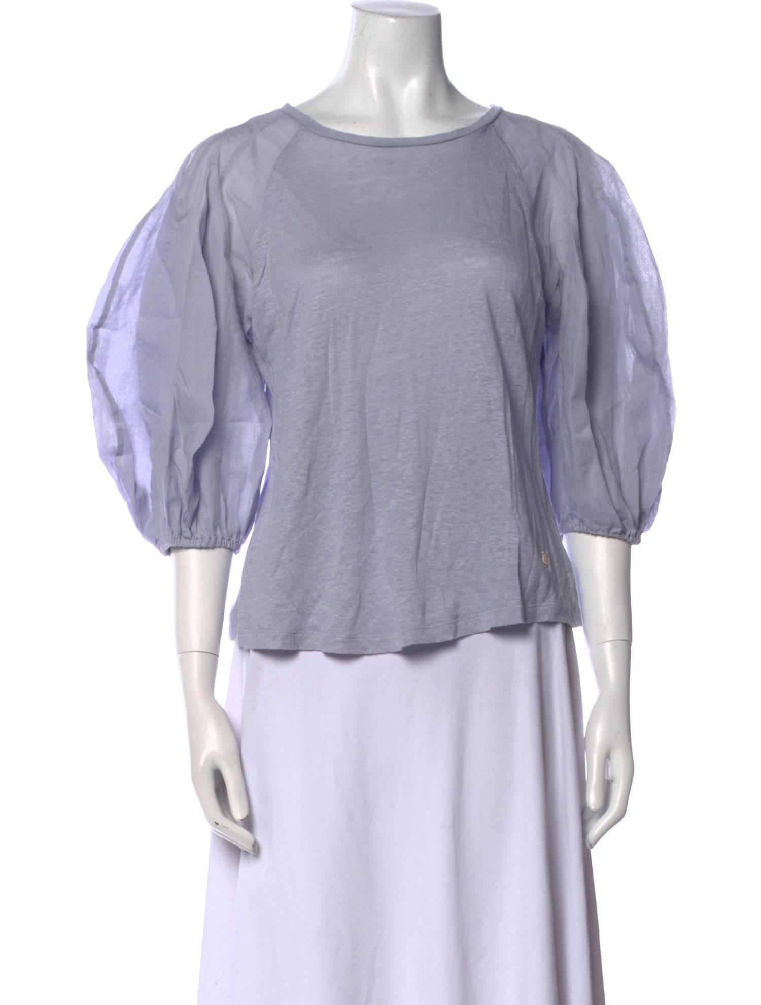 Zimmermann Linen Bateau Neckline Top