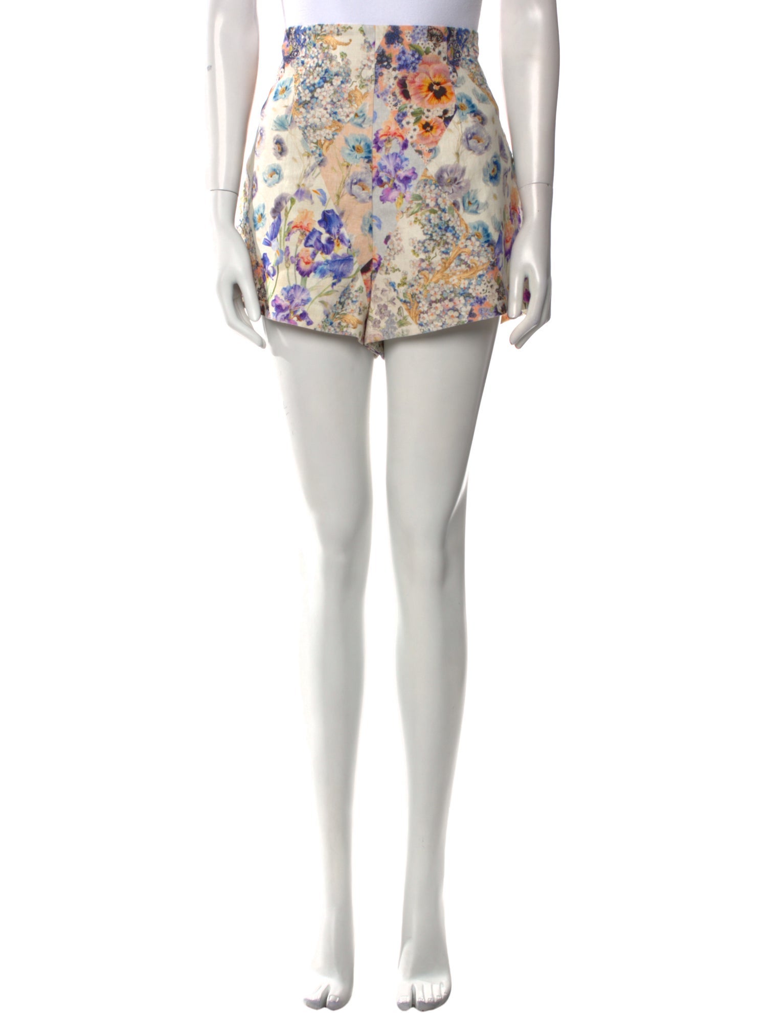 Zimmermann Linen Mini Shorts