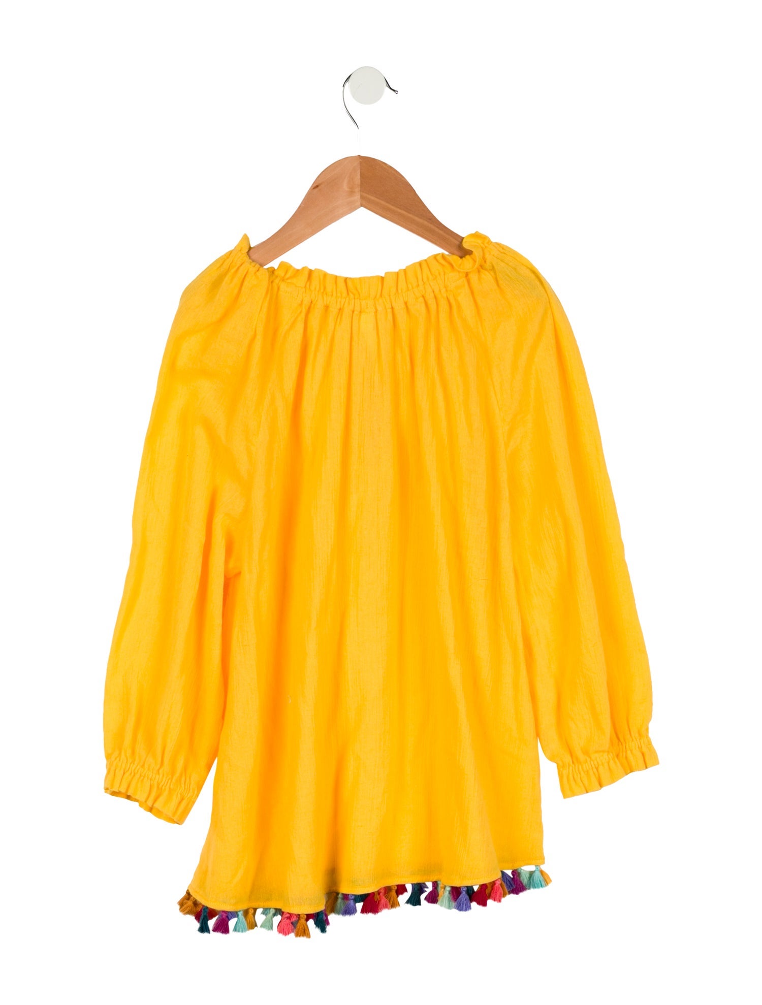 Zimmermann Girls' Tassel Accent Blouse