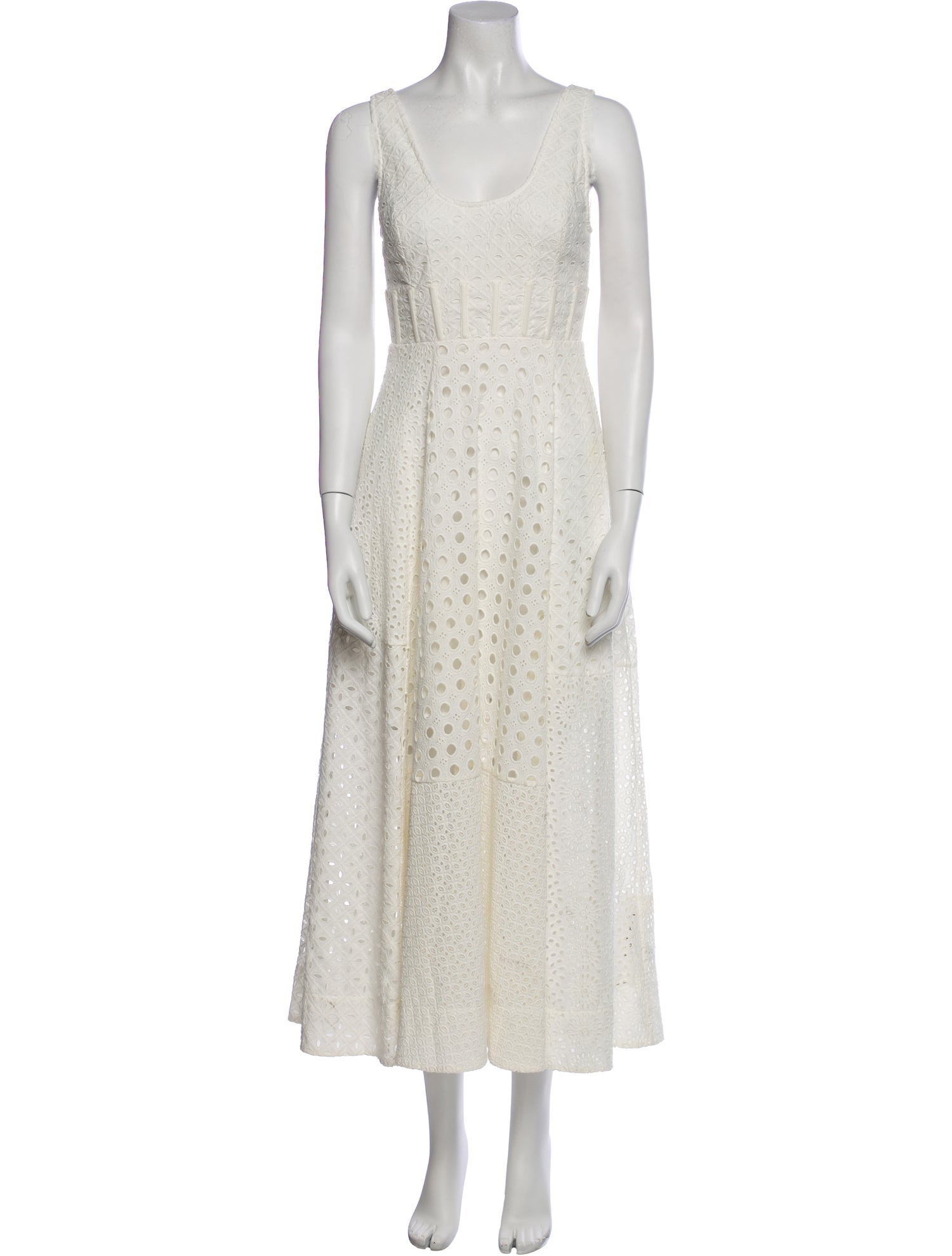 Zimmermann Scoop Neck Long Dress